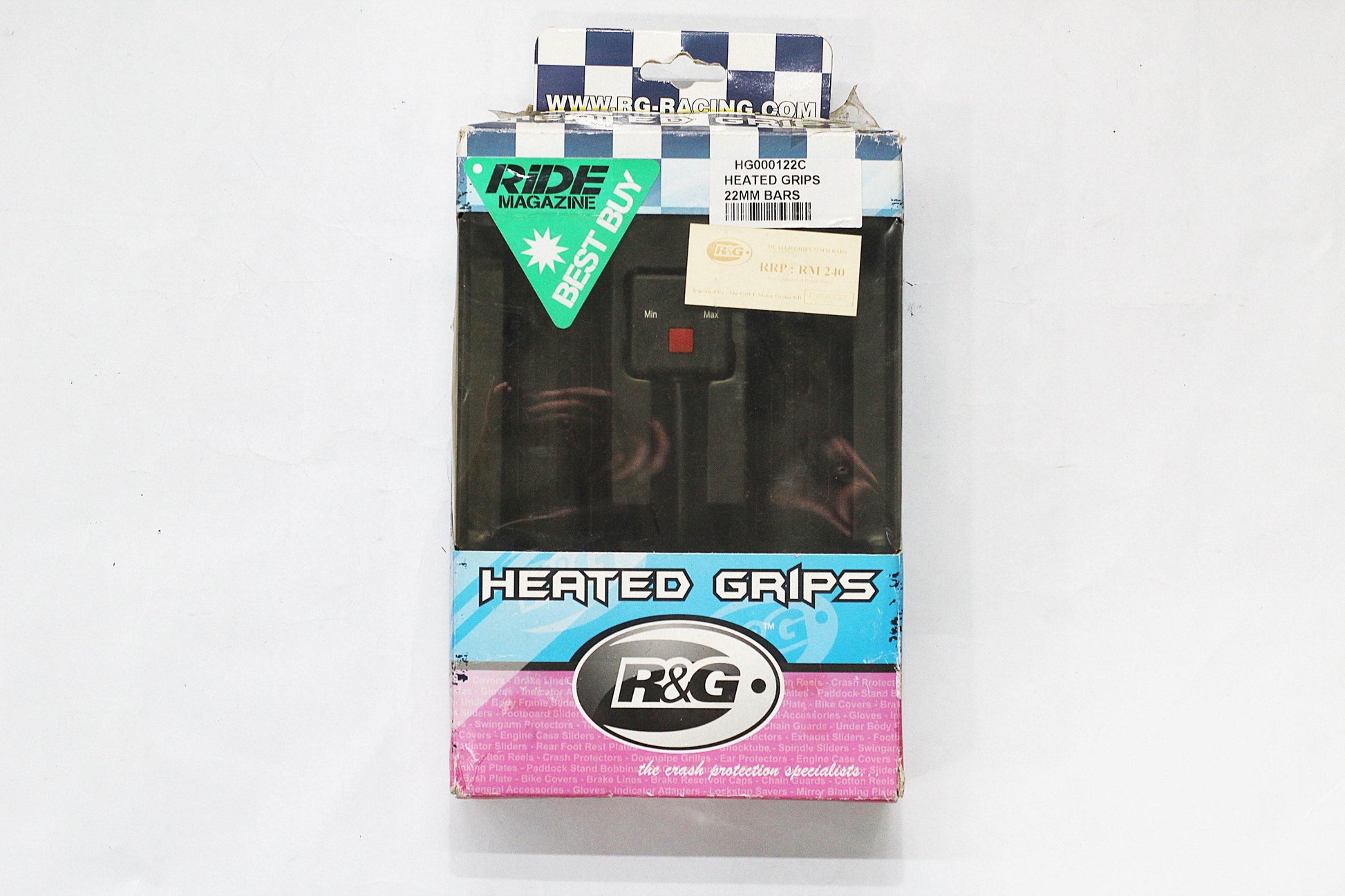 R&G Motorcycle Heated Grips (22mm, 7/8-inch Handlebars, Clipons) - Durian Bikers