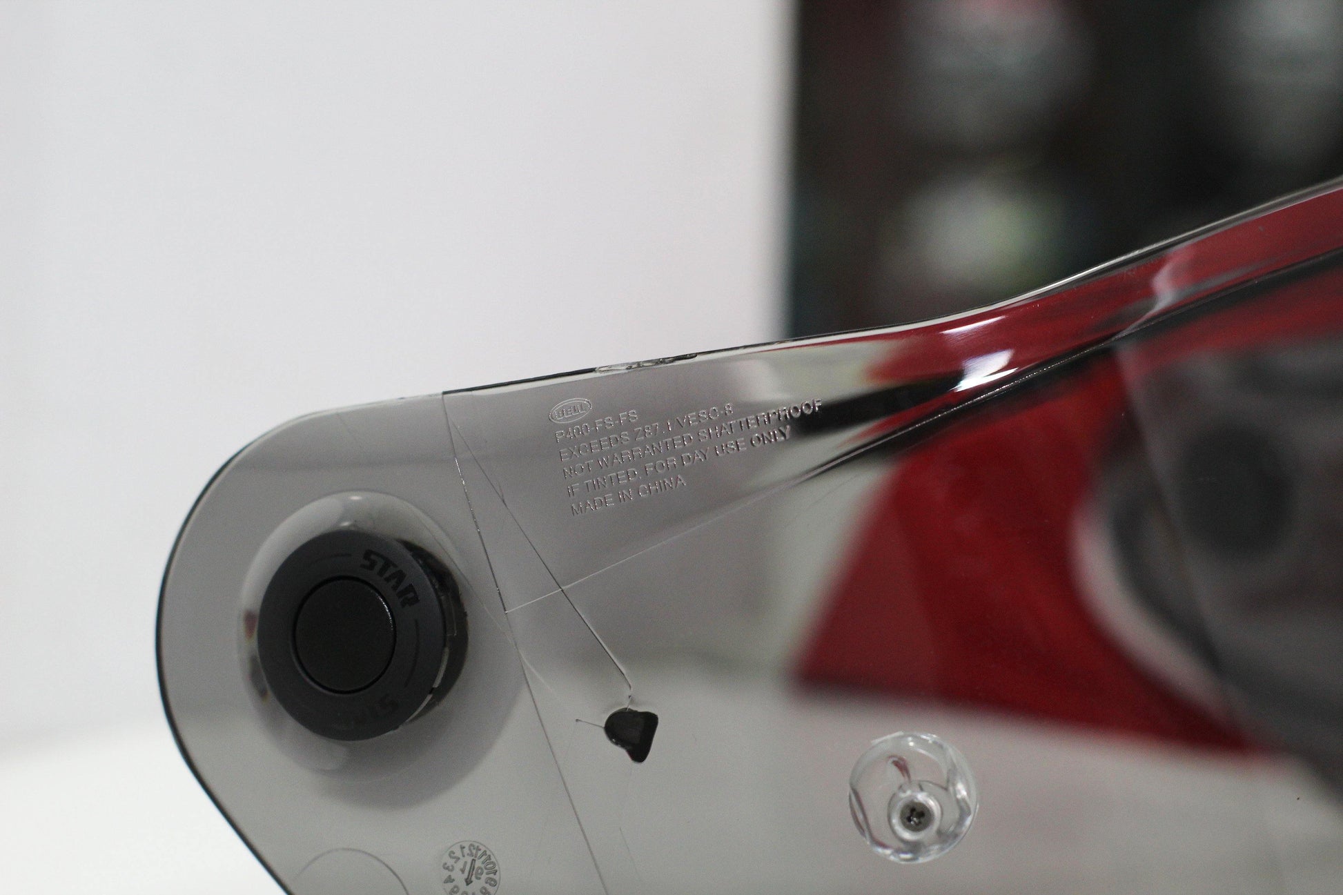 Bell Panovision Visor (Dark Smoke) (Tearoff) - Durian Bikers
