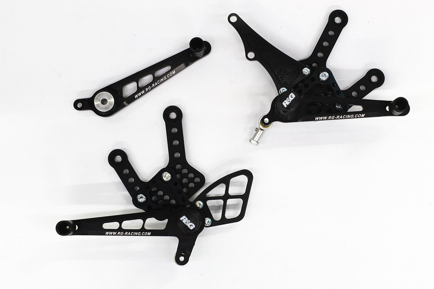 R&G Adjustable Race Rearsets fits for Kawasaki ZX6R ('07-) - Durian Bikers