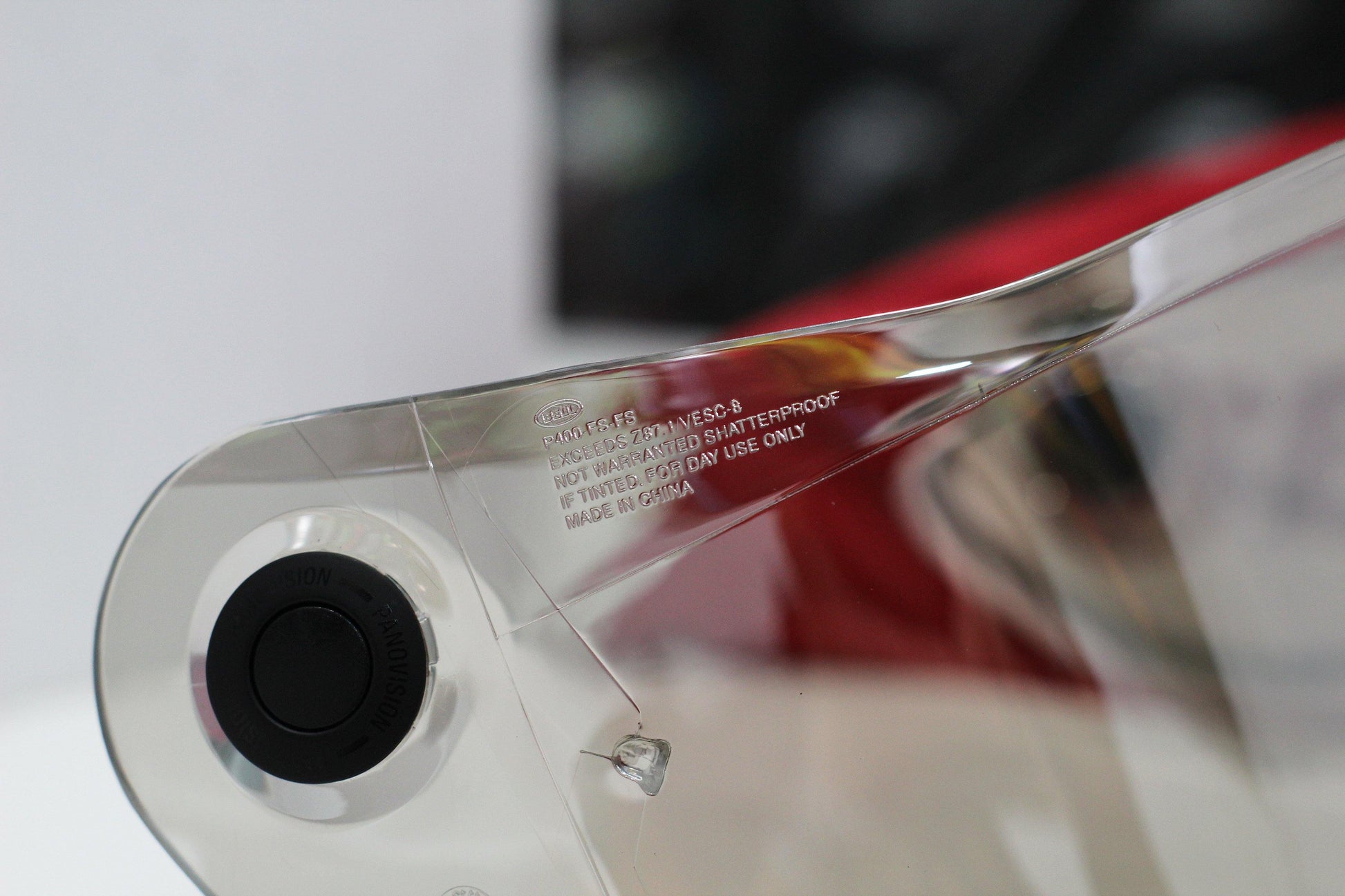 Bell Panovision Visor (Light Silver Iridium) - Durian Bikers