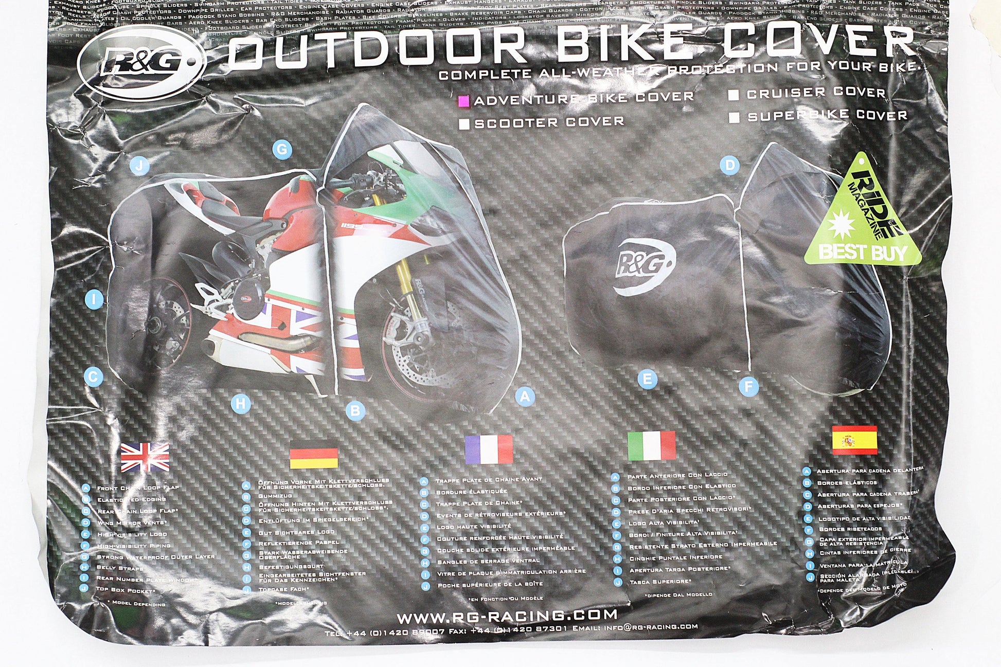 R&G Adventure Bike Outdoor Cover - Durian Bikers