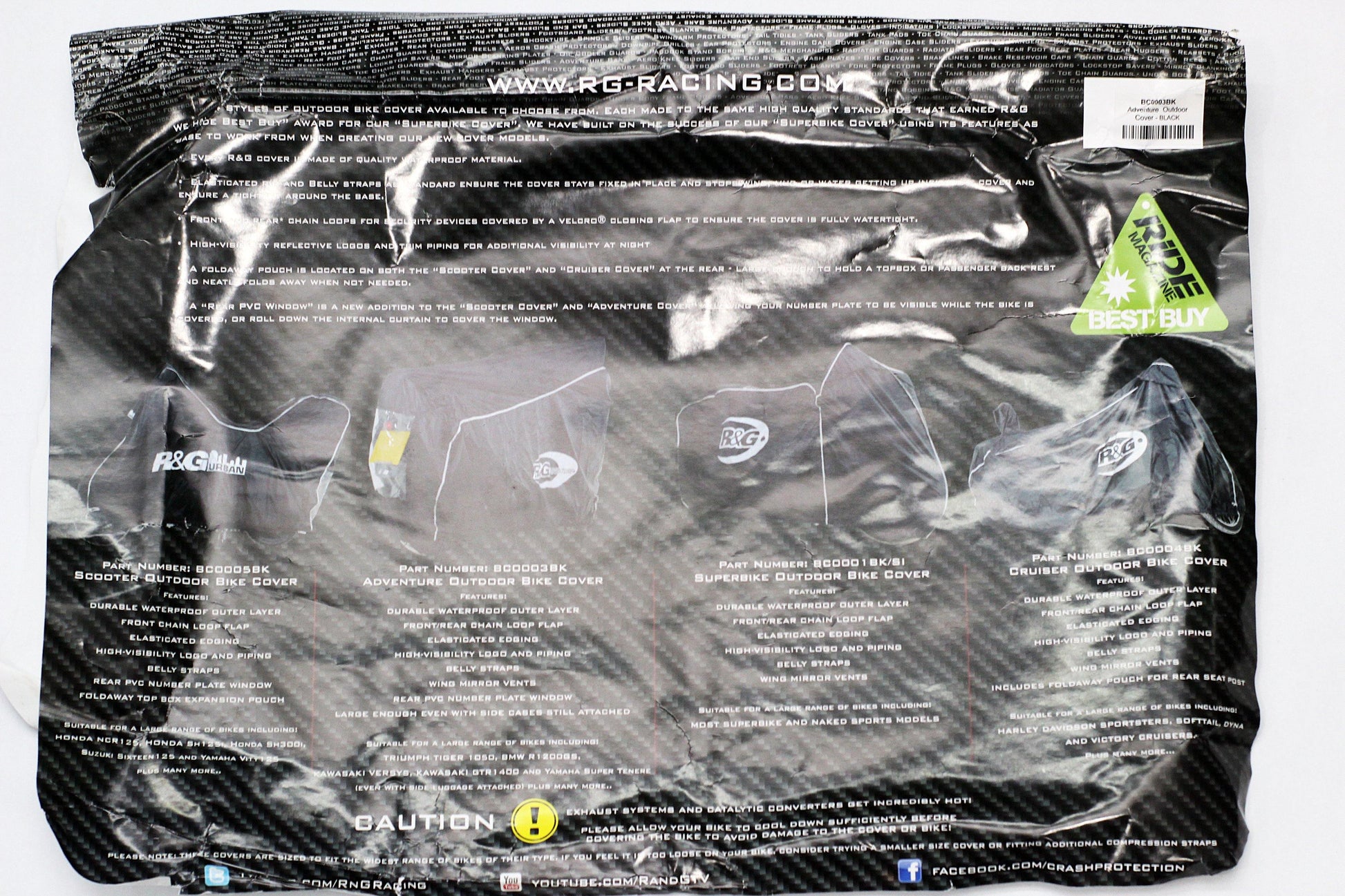 R&G Adventure Bike Outdoor Cover - Durian Bikers