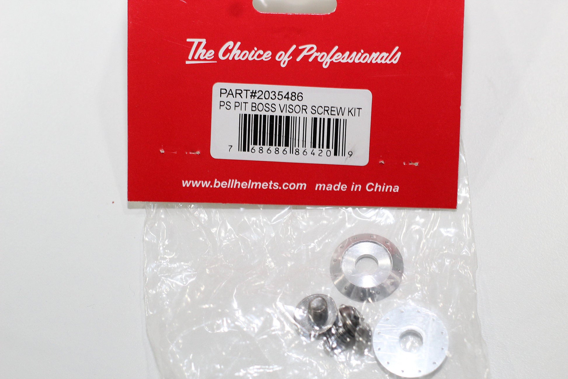 Bell Pit Boss Screw Kit (Silver) - Durian Bikers