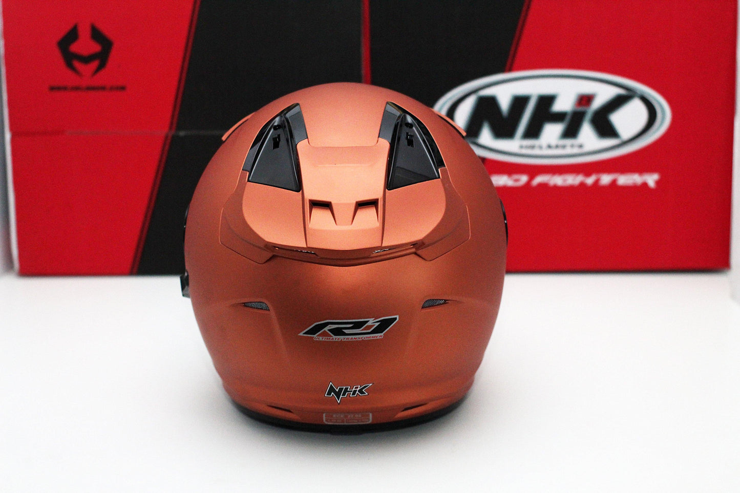 NHK R1 v2.0 Solid (Cooper Doft) (Microlock) - Durian Bikers