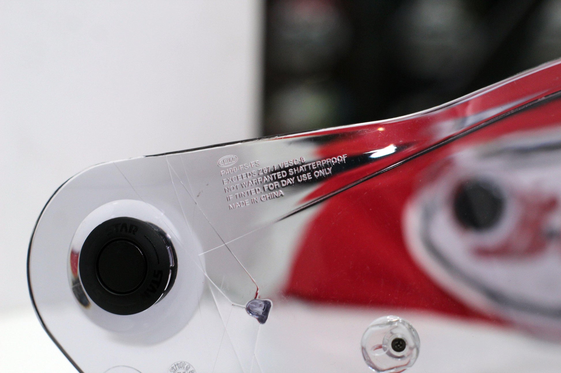 Bell Panovision Visor (Light Smoke) (Tearoff) - Durian Bikers