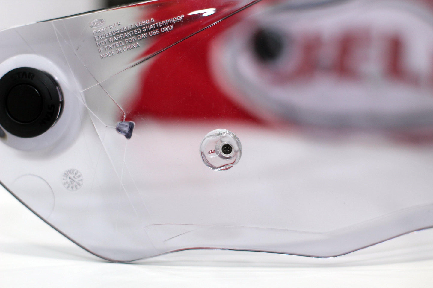 Bell Panovision Visor (Light Smoke) (Tearoff) - Durian Bikers