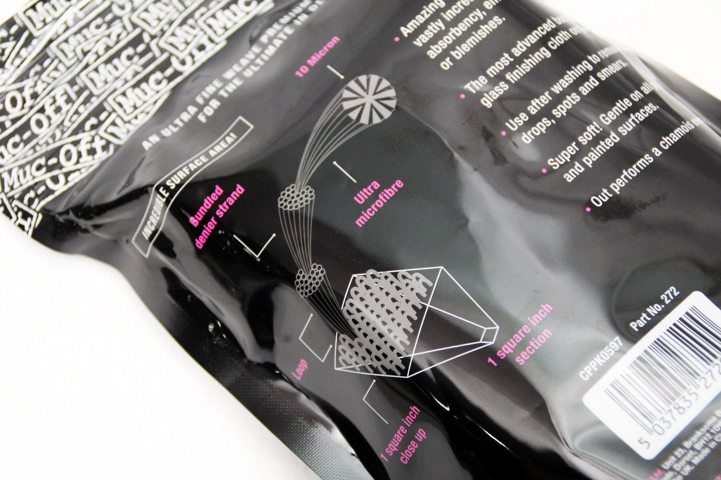 Muc Off Premium Microfibre Polishing Cloth - Durian Bikers