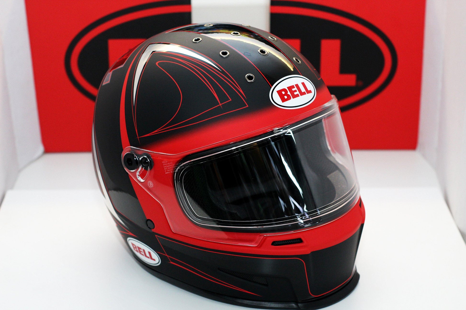 Bell Eliminator (Hart Luck Matte/Gloss Black/Red/White) - Durian Bikers