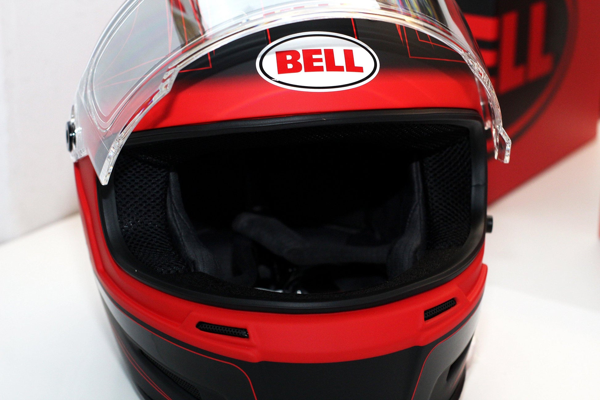 Bell Eliminator (Hart Luck Matte/Gloss Black/Red/White) - Durian Bikers