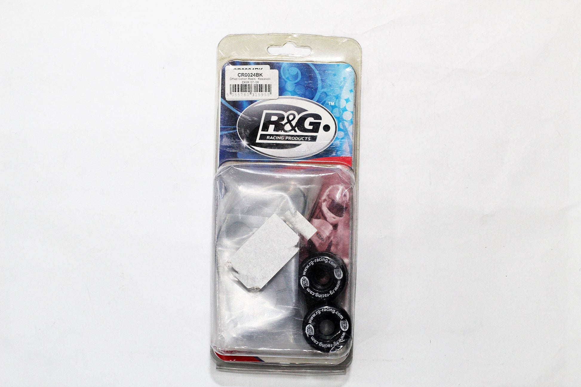 R&G Cotton Reels (Offset) fits for Kawasaki ZX-6R ('07-'08) Models - Durian Bikers