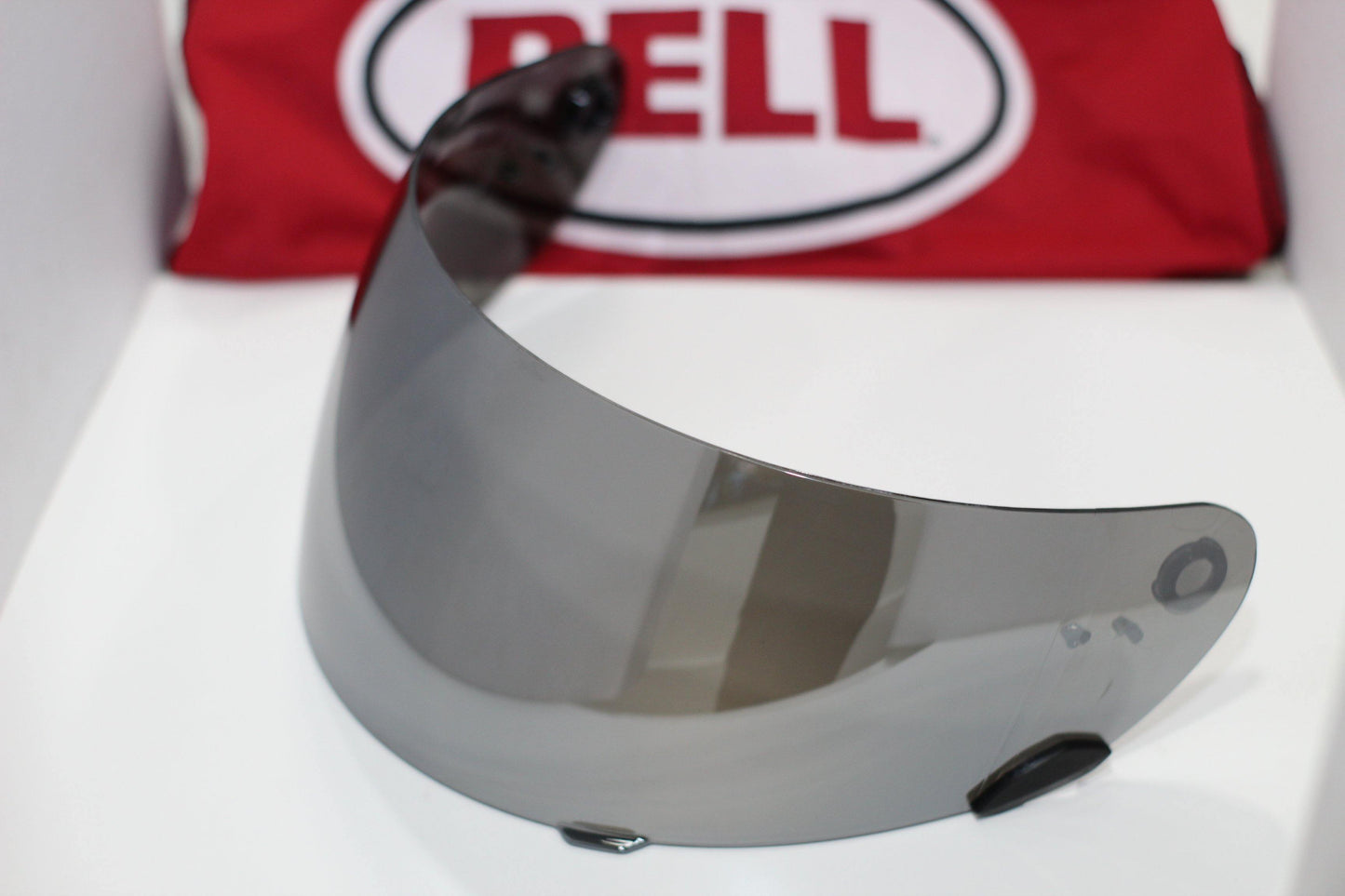 Bell ClickRelease Visor (Light Silver Iridium) - Durian Bikers