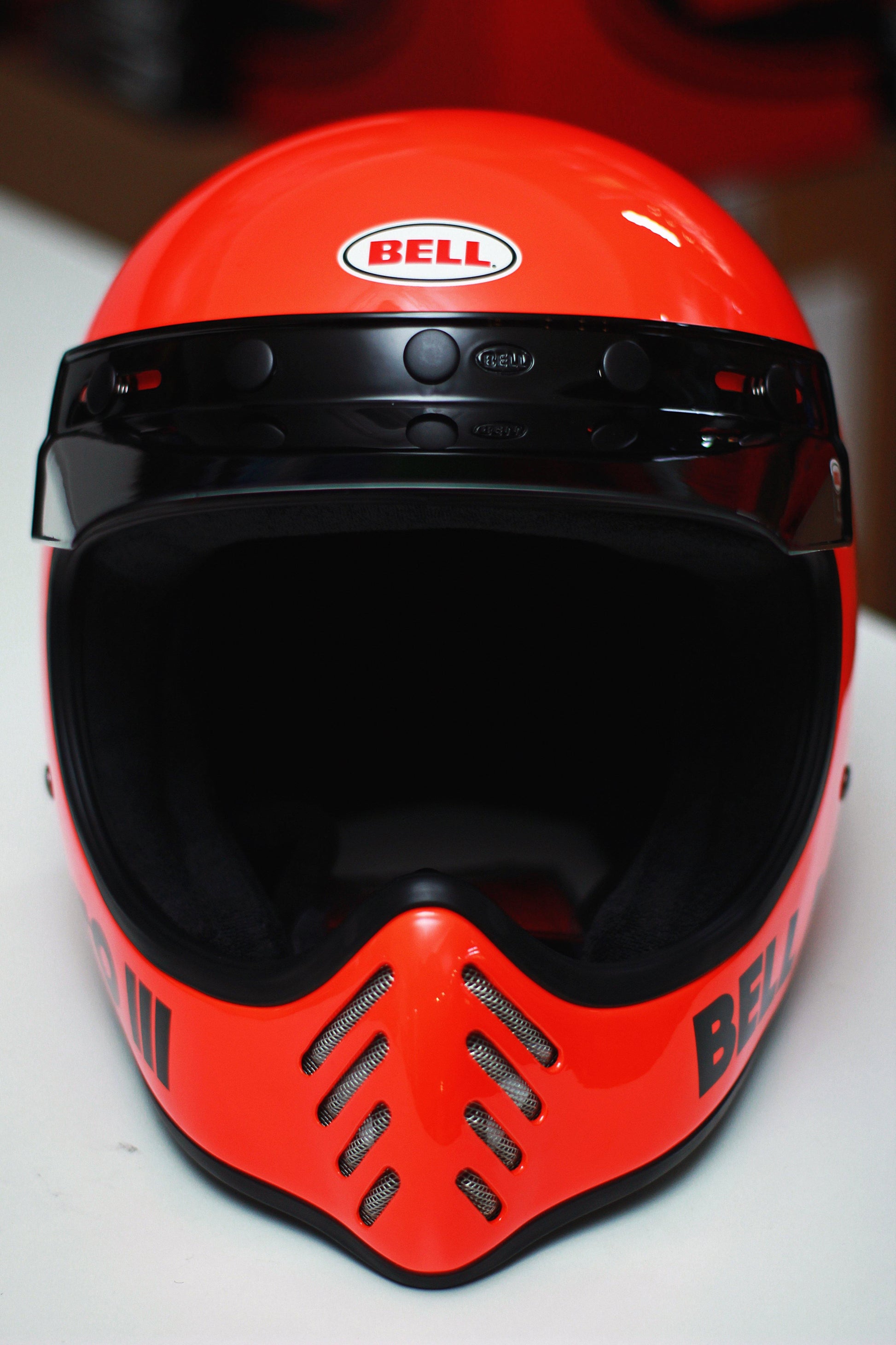 Bell Moto-3 (Classic Hi-Viz Orange) - Durian Bikers