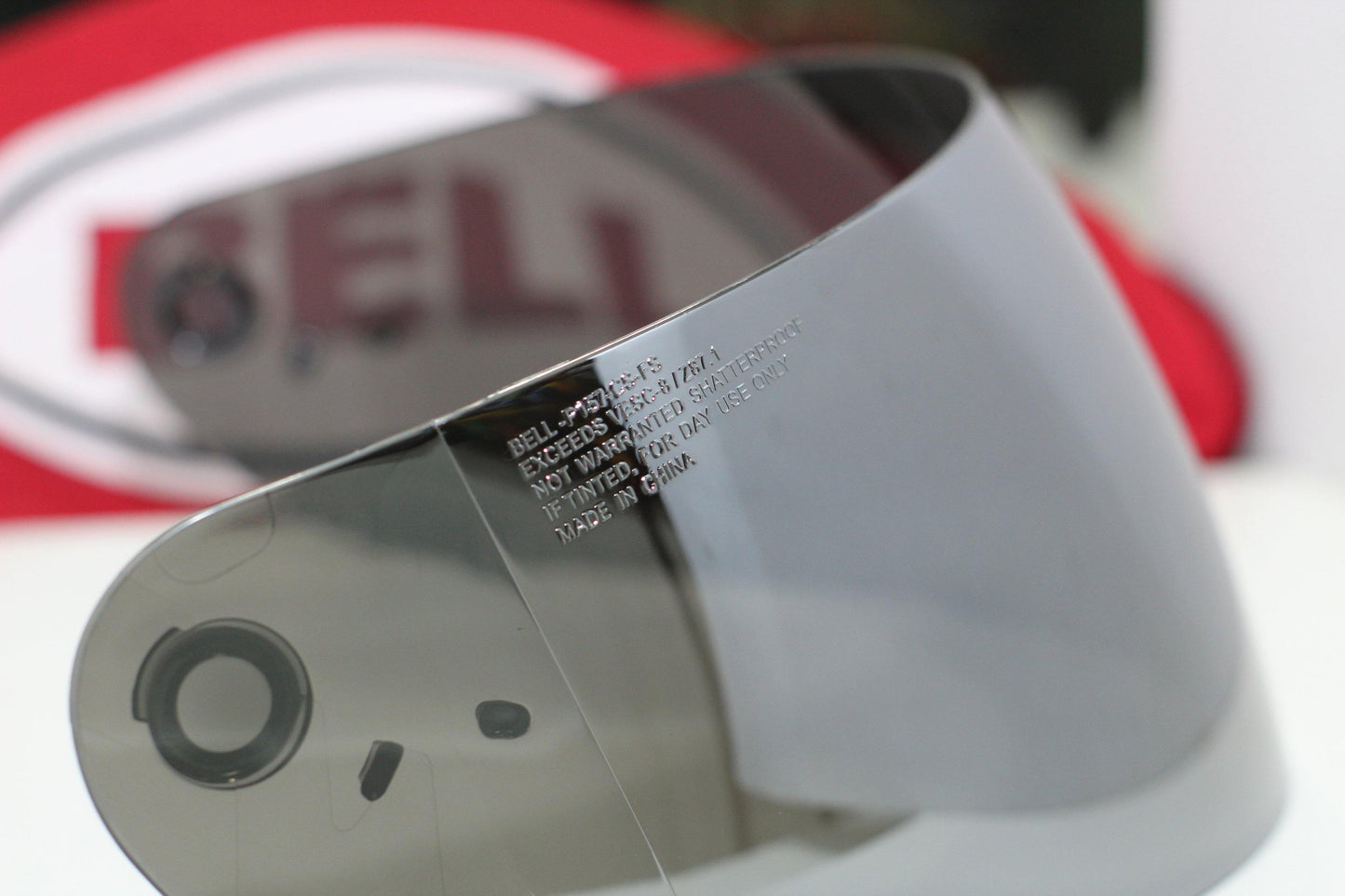 Bell ClickRelease Visor (Light Silver Iridium) - Durian Bikers