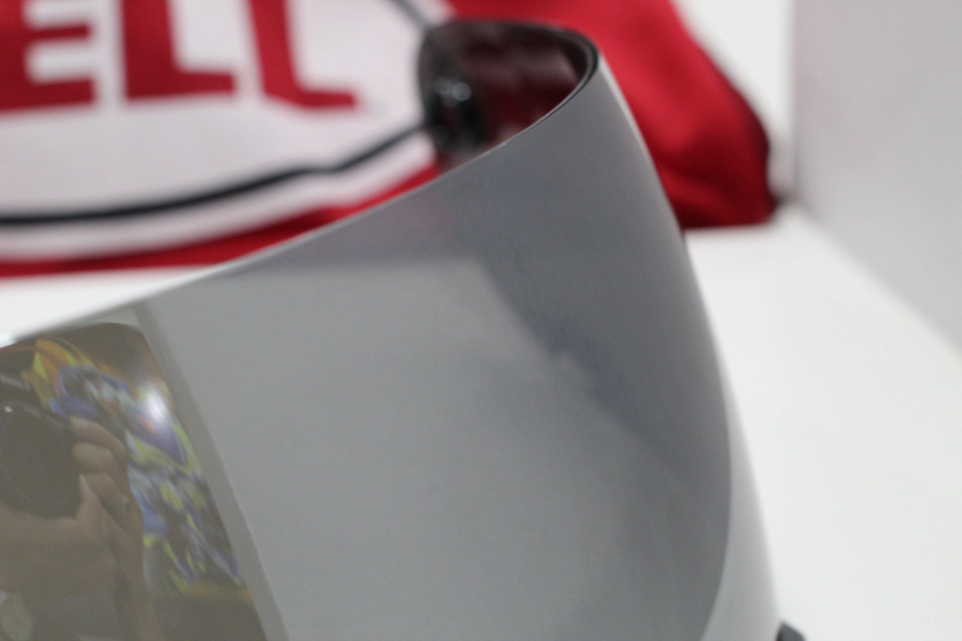 Bell ClickRelease Visor (Light Silver Iridium) - Durian Bikers