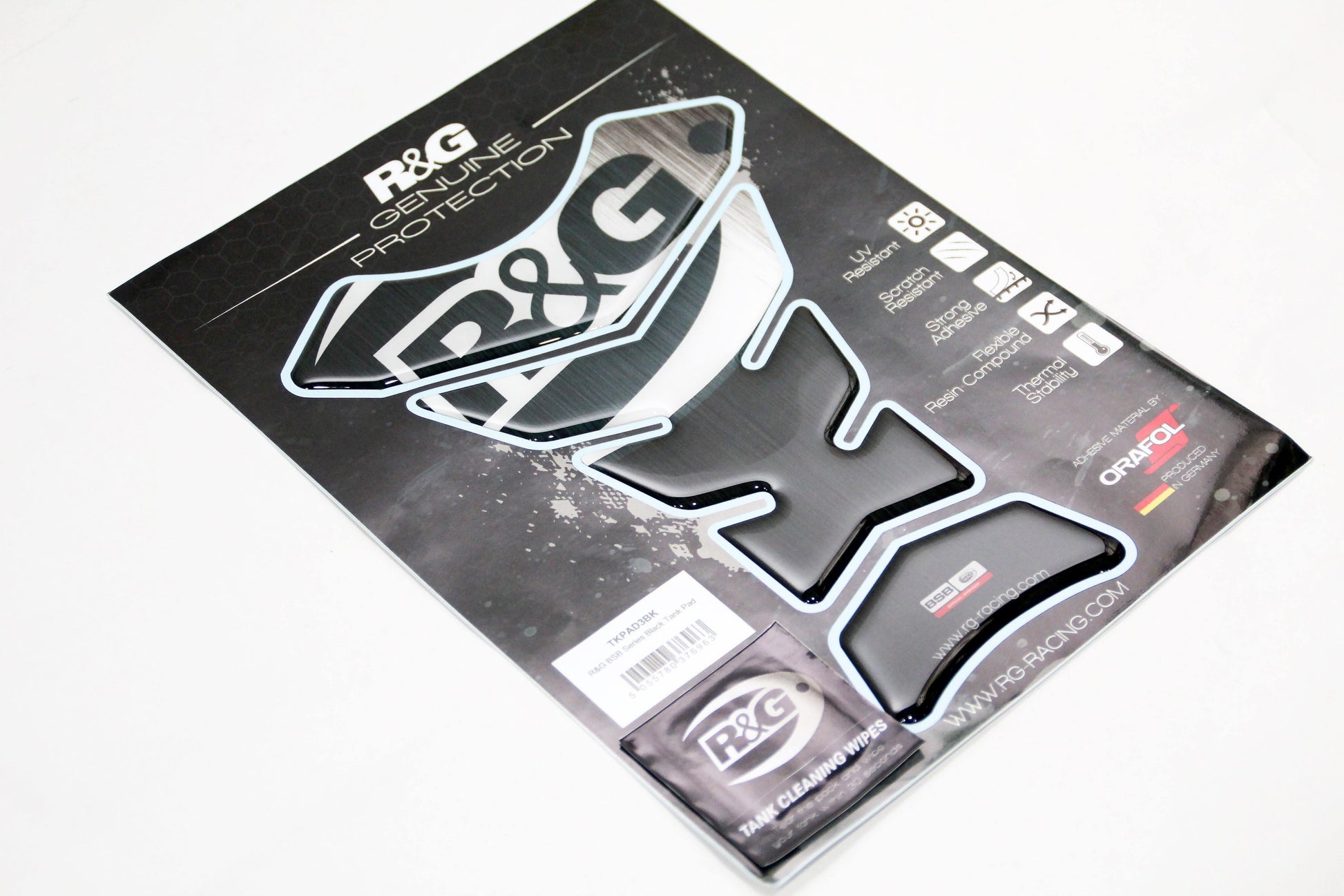R&G "BSB Series" Tank Pad (Black) - Durian Bikers
