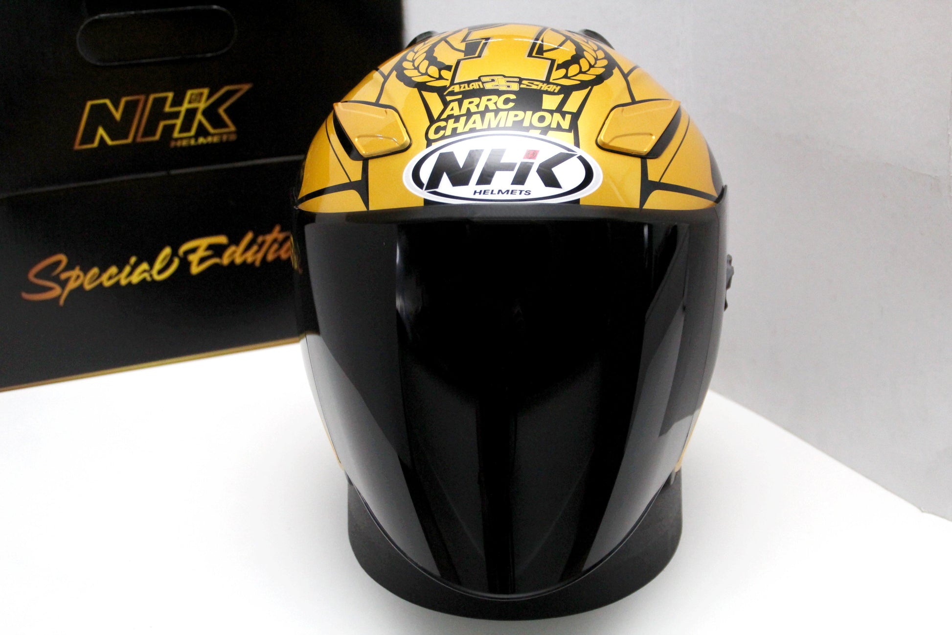 NHK R1 v2.0 Azlan Shah (Gold/Gold Glossy) - Durian Bikers