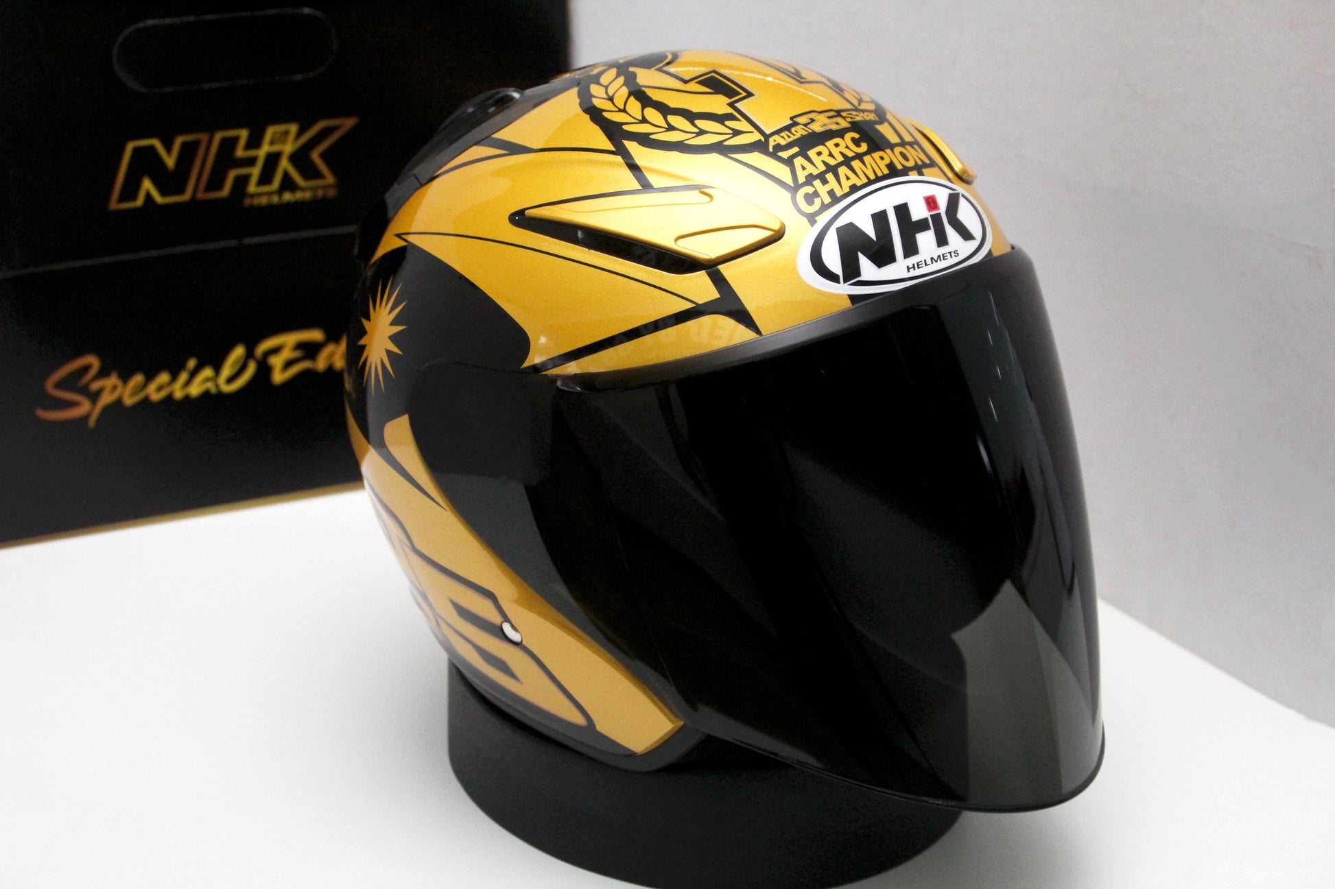 NHK R1 v2.0 Azlan Shah (Gold/Gold Glossy) - Durian Bikers