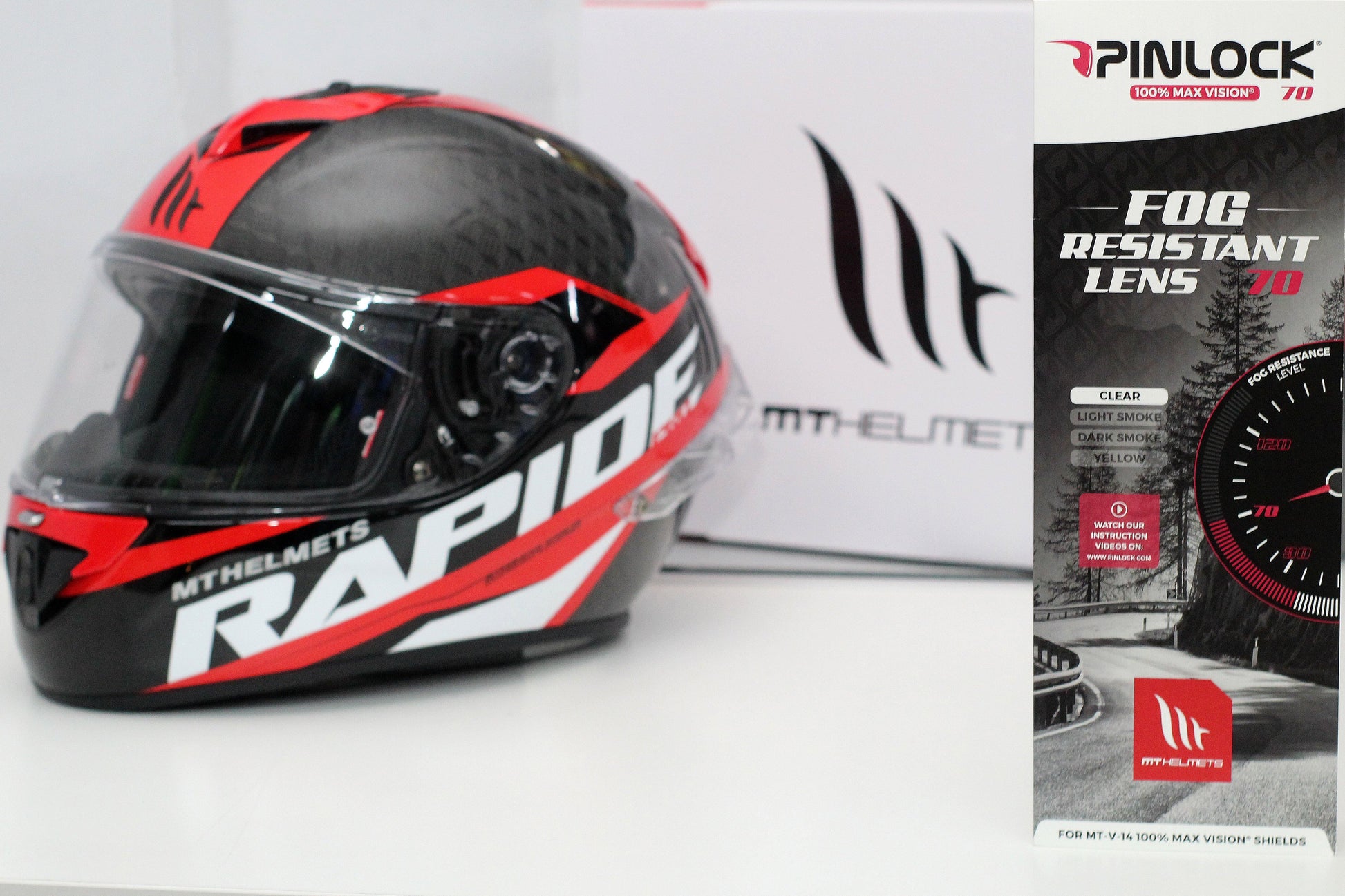 MT Pinlock for Rapide Pro (Clear) - Durian Bikers