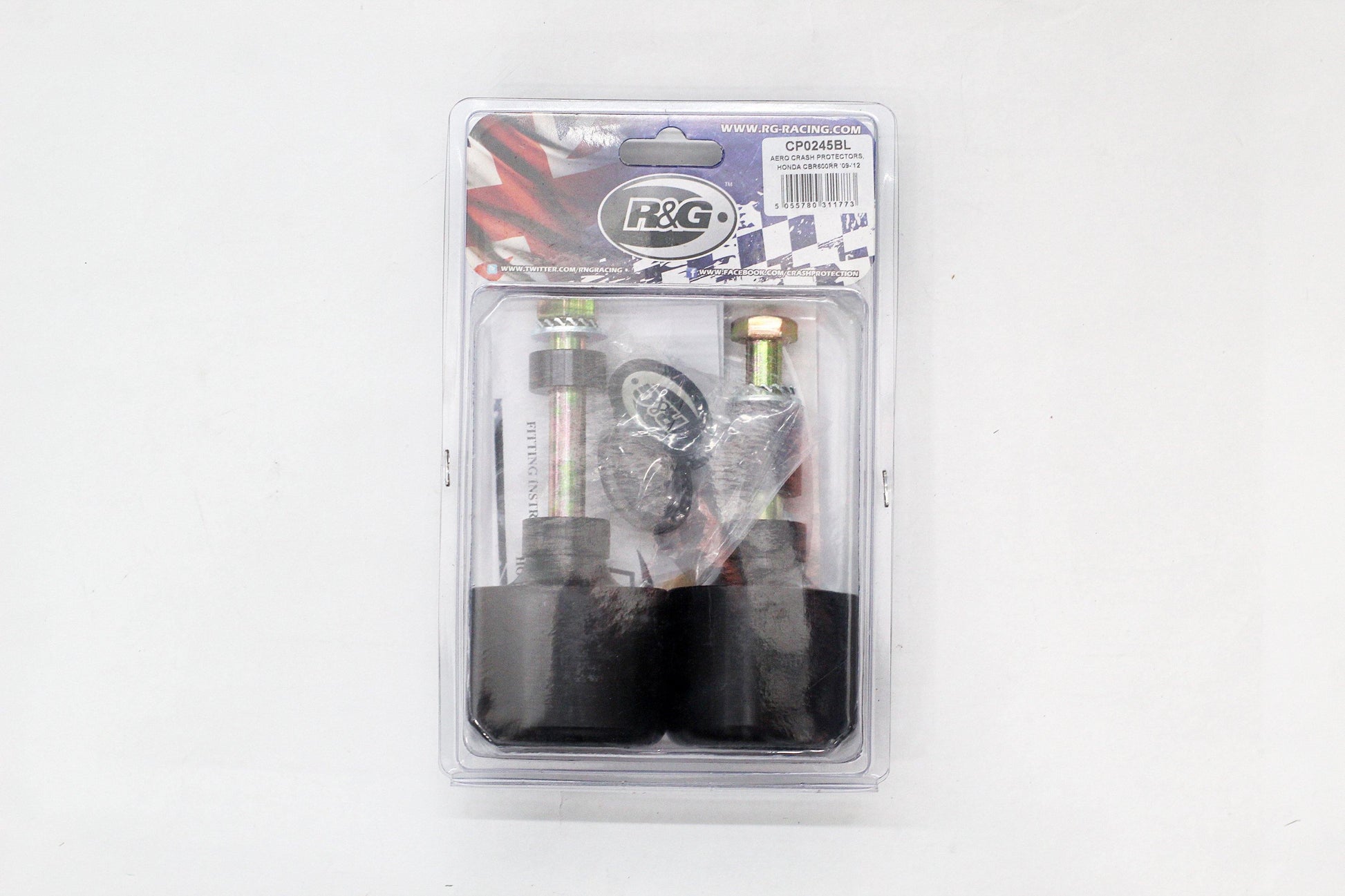 R&G Crash Protectors Aero Style fits for Honda CBR600RR ('09-'12) - Durian Bikers