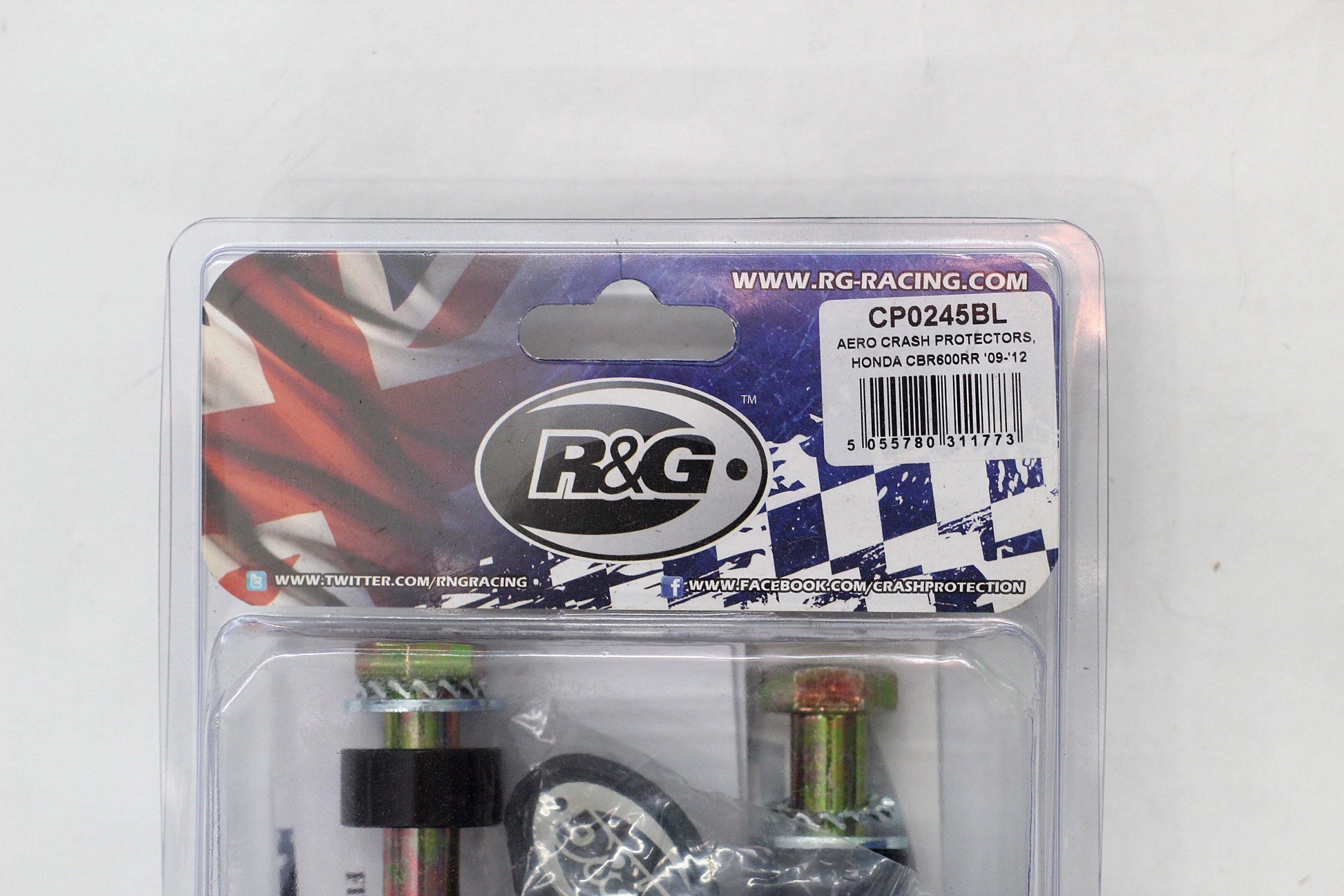 R&G Crash Protectors Aero Style fits for Honda CBR600RR ('09-'12) - Durian Bikers