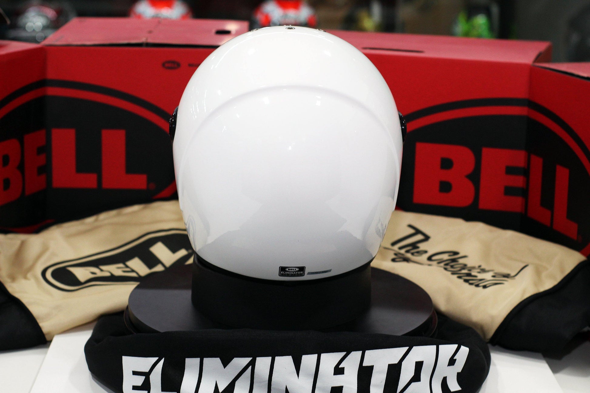 Bell Eliminator (White) - Durian Bikers