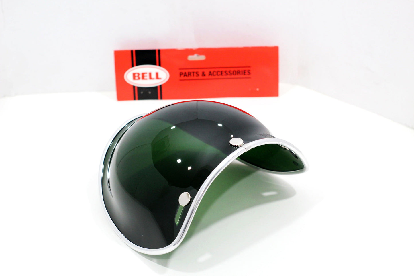Bell PS-3 Snap Visor (Bubble Deluxe Shield WayFarer Green) - Durian Bikers