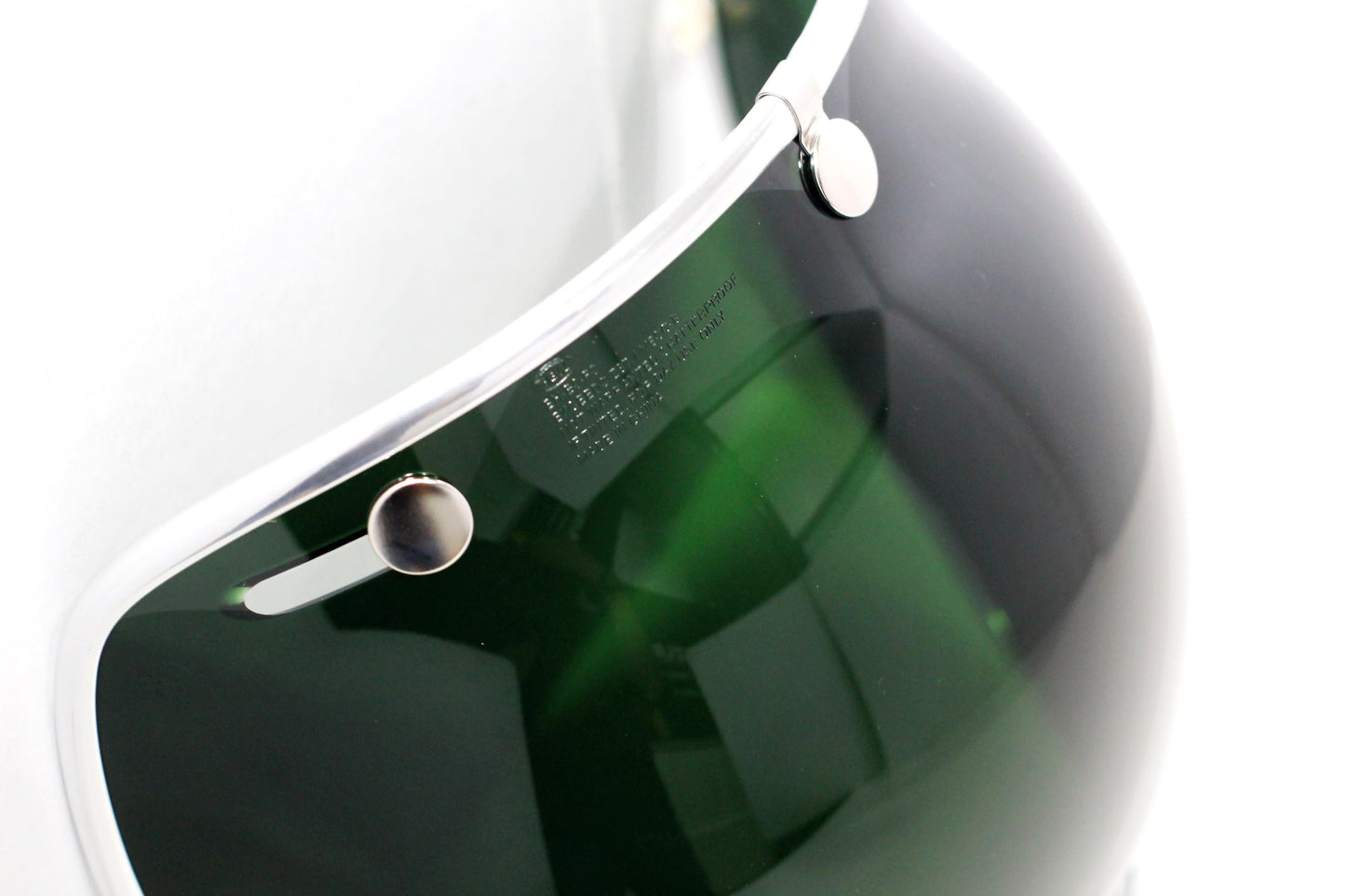 Bell PS-3 Snap Visor (Bubble Deluxe Shield WayFarer Green) - Durian Bikers