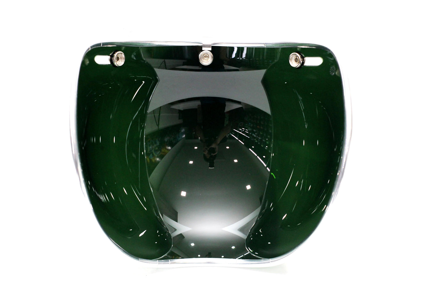 Bell PS-3 Snap Visor (Bubble Deluxe Shield WayFarer Green) - Durian Bikers
