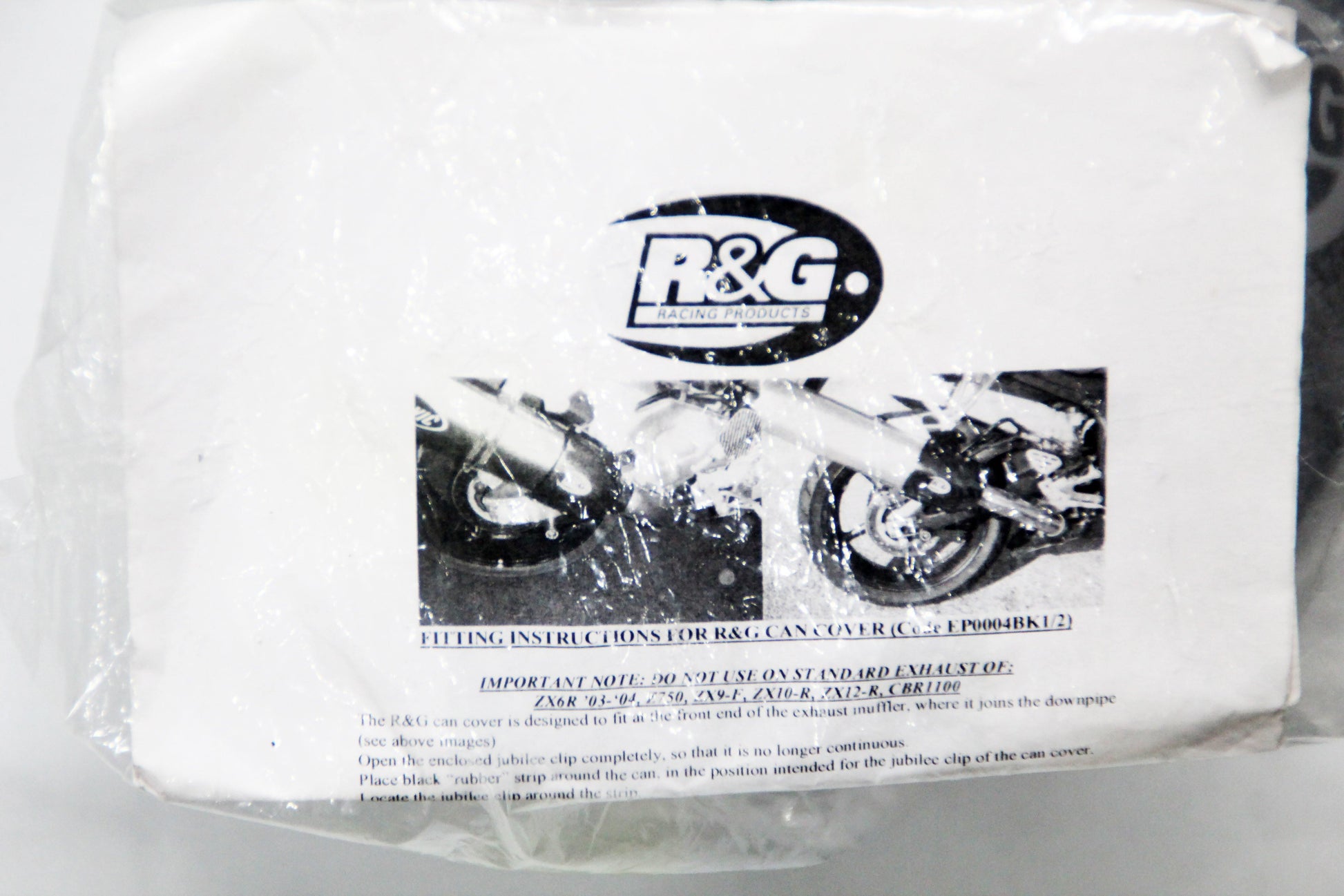 R&G Oval Exhaust Protector (Can Cover) fits for Aprilia / Honda / Kawasaki & Suzuki Models - Durian Bikers