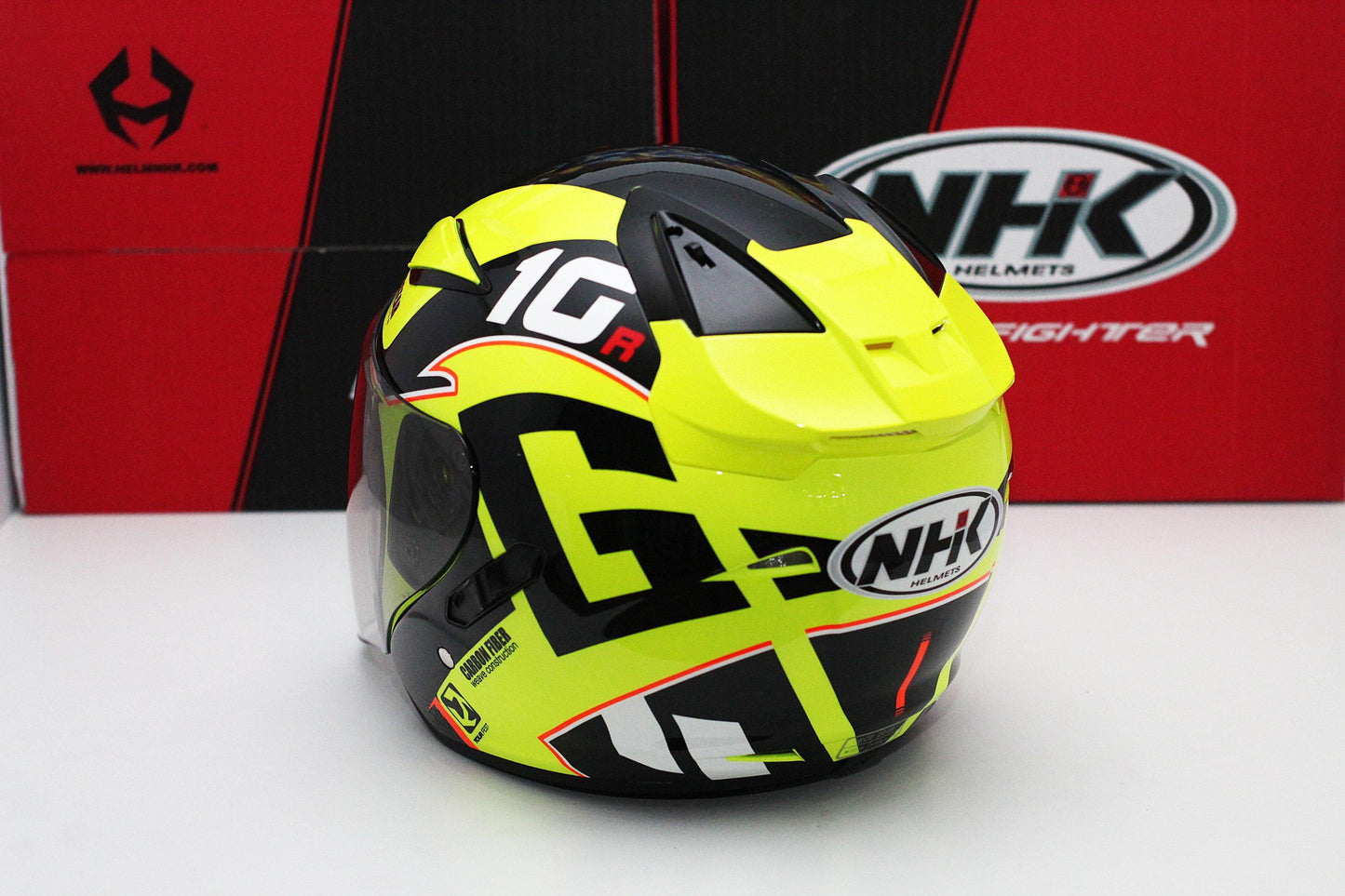 NHK R1 v2.0 G10 (Yellow Flo/Black Glossy) - Durian Bikers
