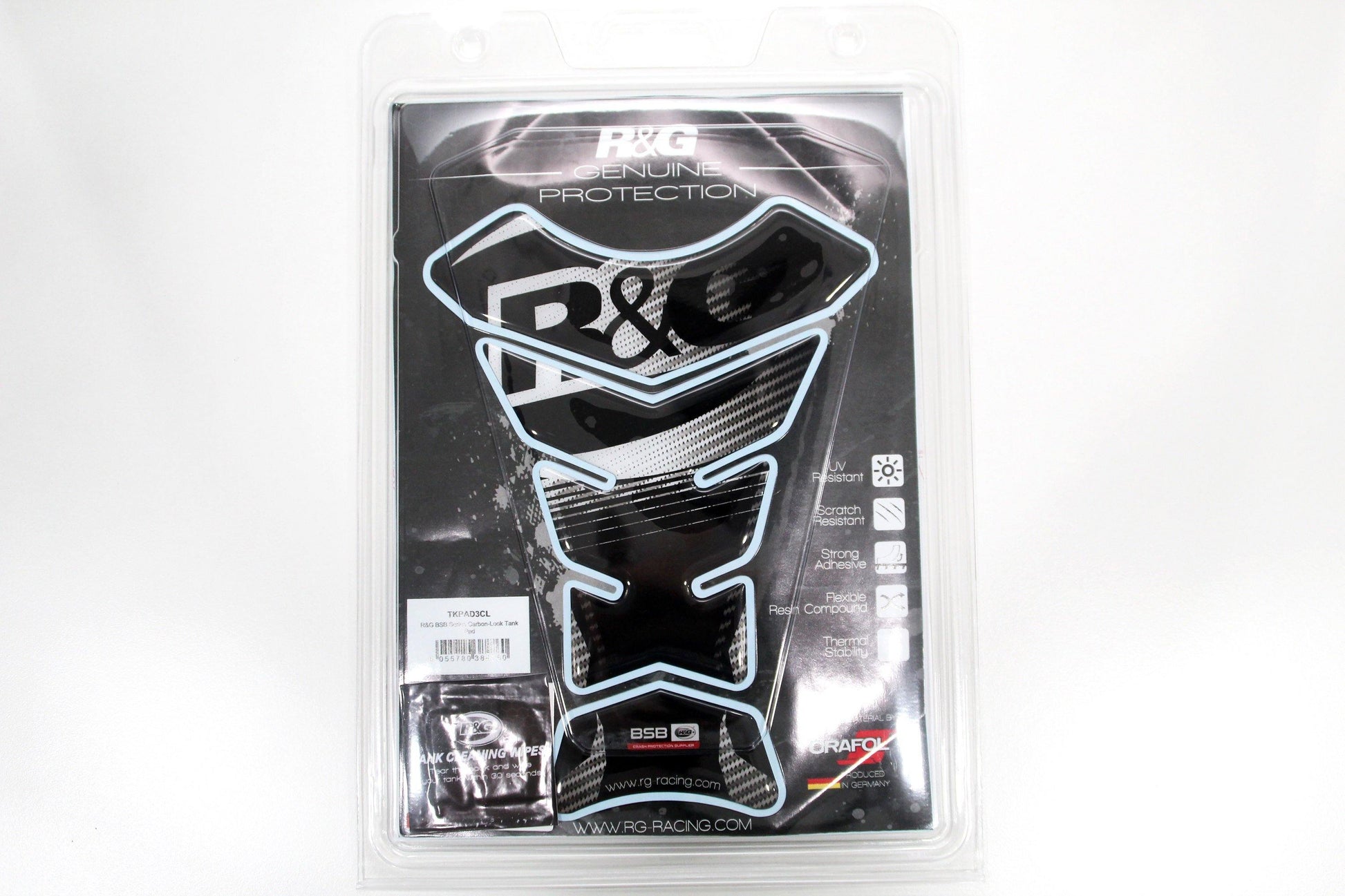 R&G "BSB Series" Tank Pad (Carbon) - Durian Bikers