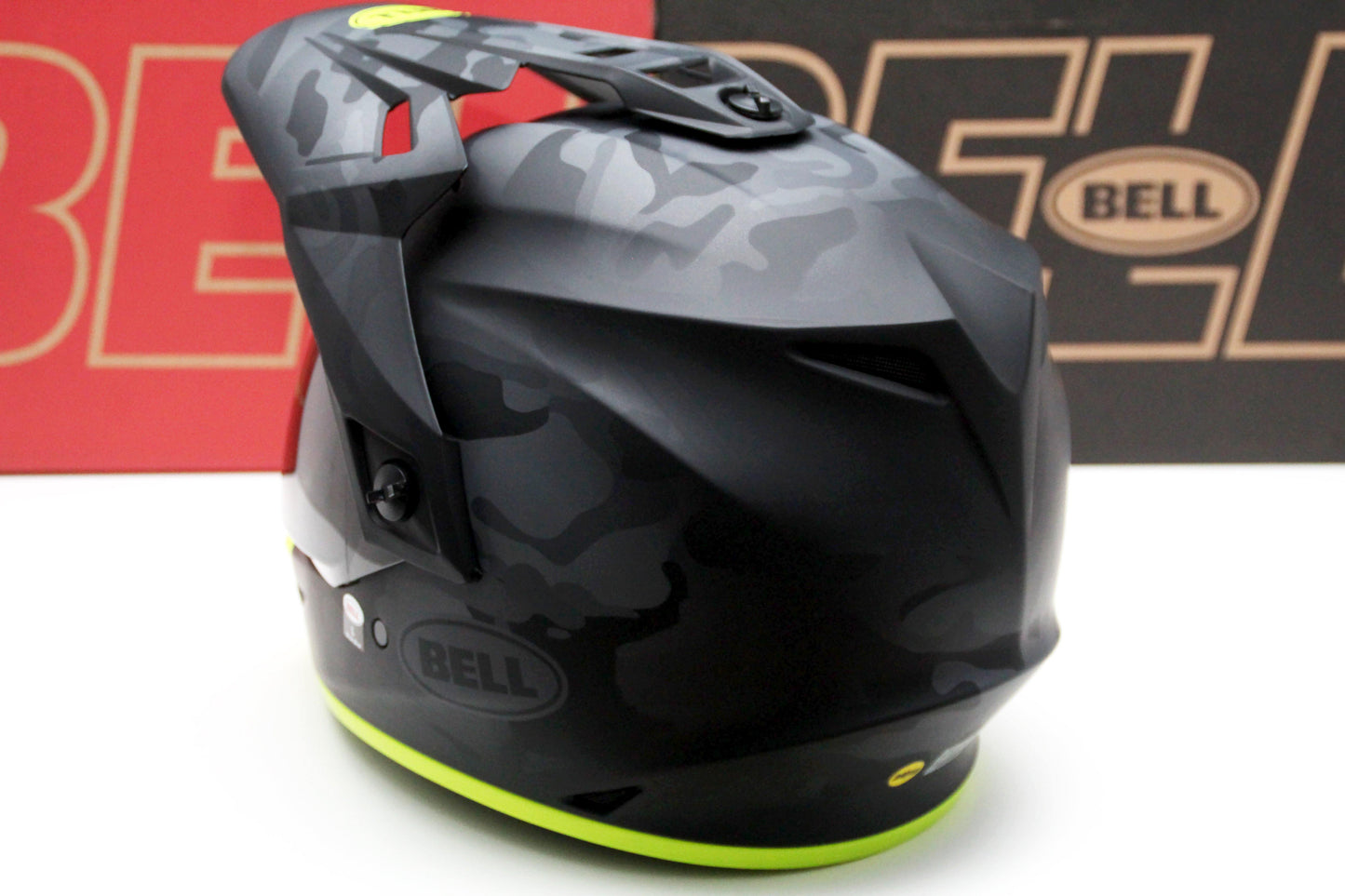 Bell MX-9 Adventure (Stealth Matte Camo Black/Hi-Viz) - Durian Bikers