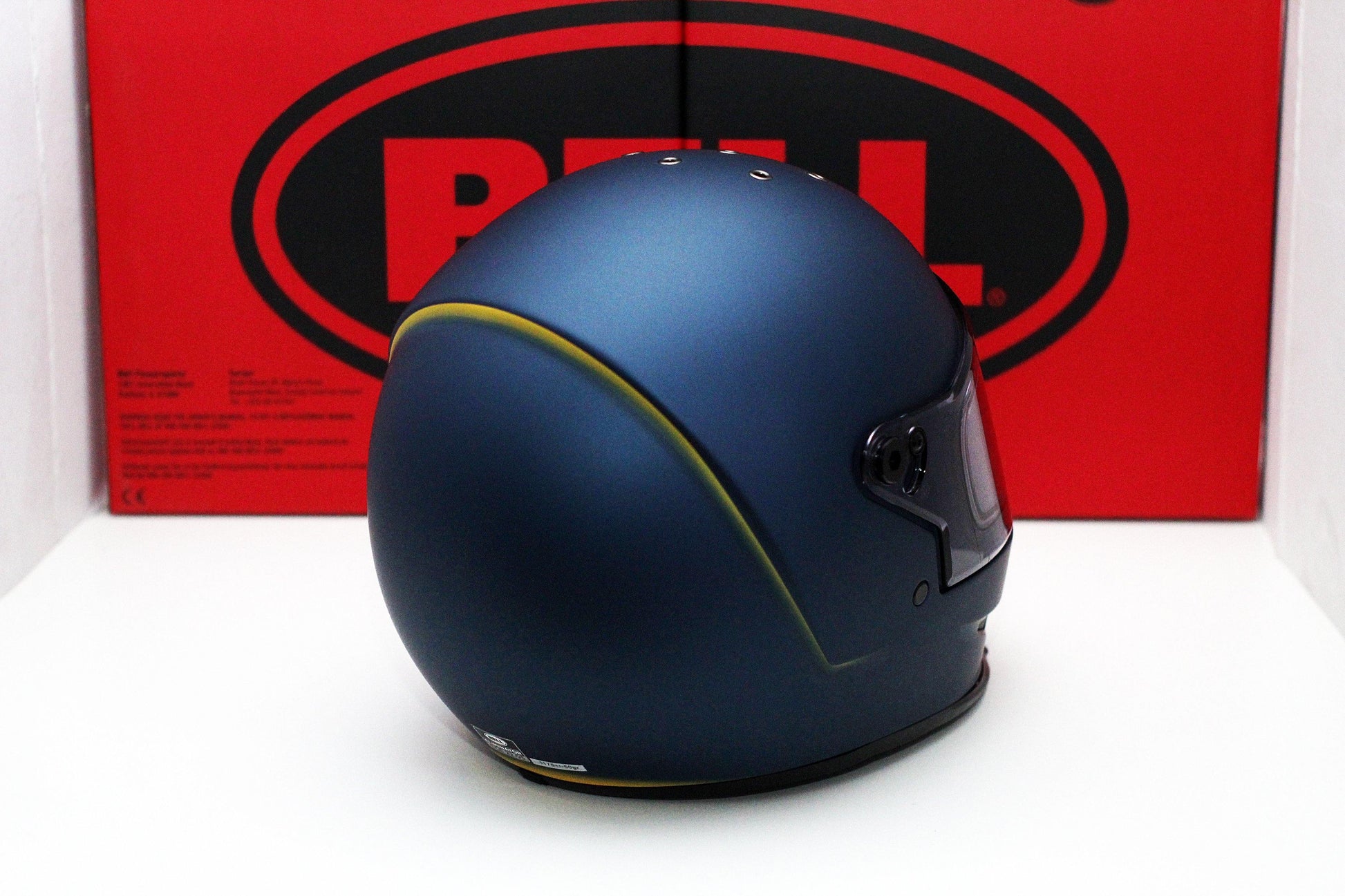 Bell Eliminator (Vanish Matte Blue/Yellow) - Durian Bikers