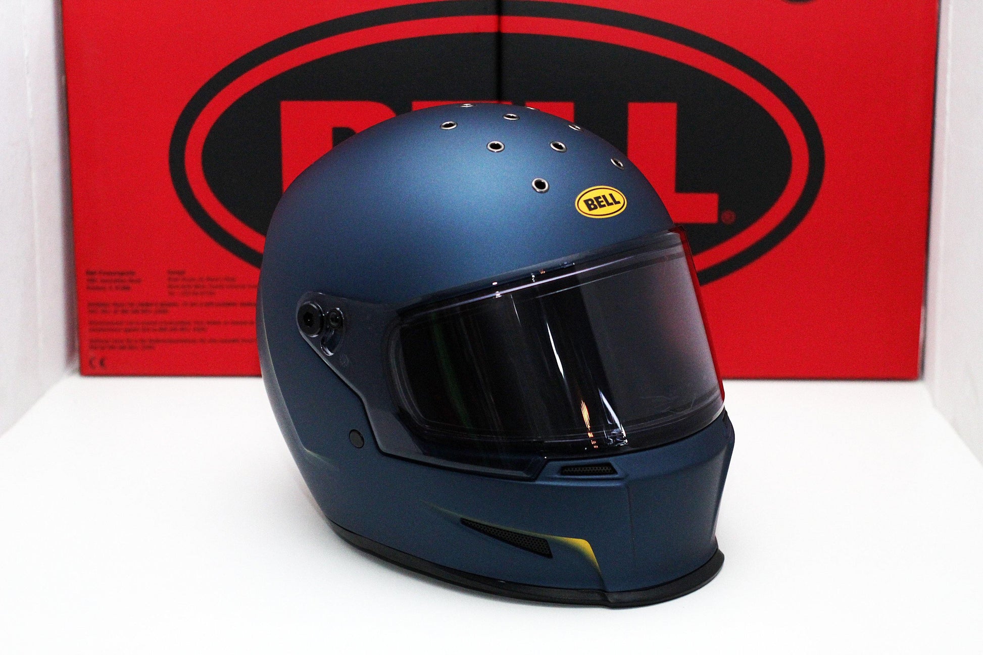 Bell Eliminator (Vanish Matte Blue/Yellow) - Durian Bikers