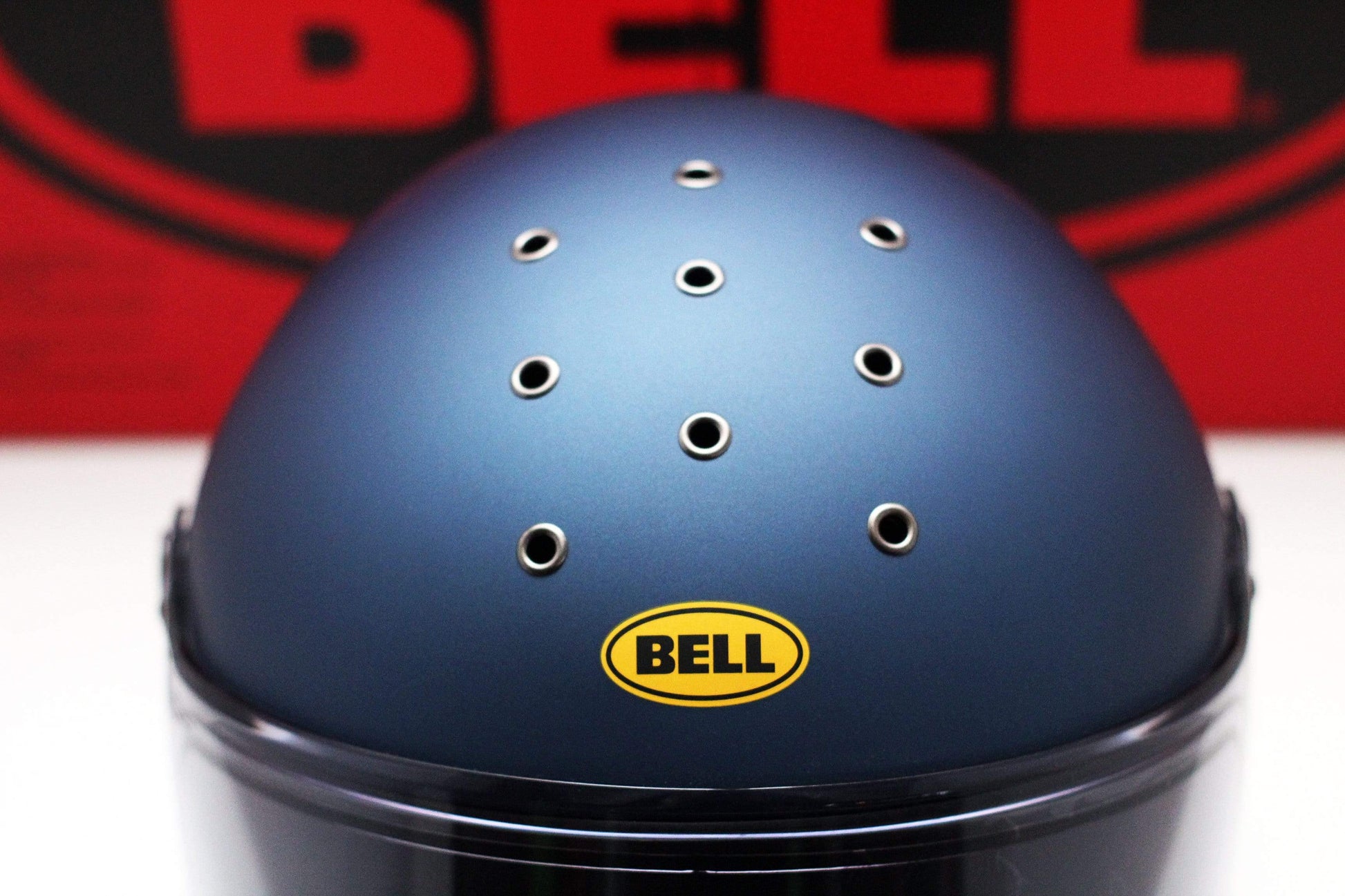 Bell Eliminator (Vanish Matte Blue/Yellow) - Durian Bikers