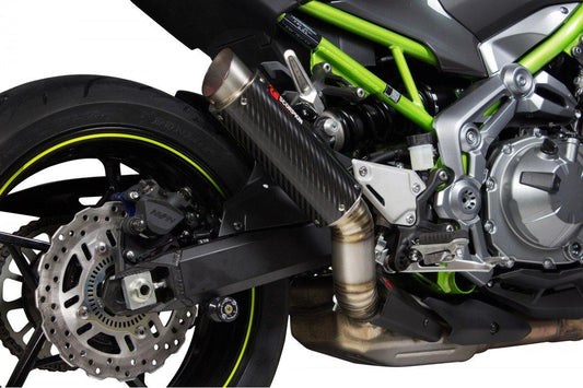 Scorpion Exhaust fits for Kawasaki Z900 ('17-'19) & Z900 (A2) ('18-'19) (RP1 GP Slip On) - Durian Bikers