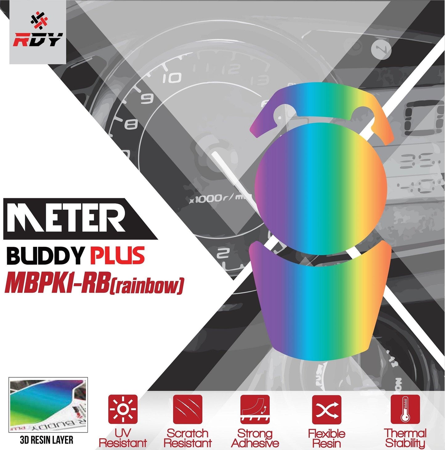 RDY Meter Buddy Plus fits for Kawasaki ZX6R / ZX25R / Ninja / Z 1000 SX / Ninja 650 / Ninja 400 / Ninja 250 / Versys X 250 / 300 - Durian Bikers