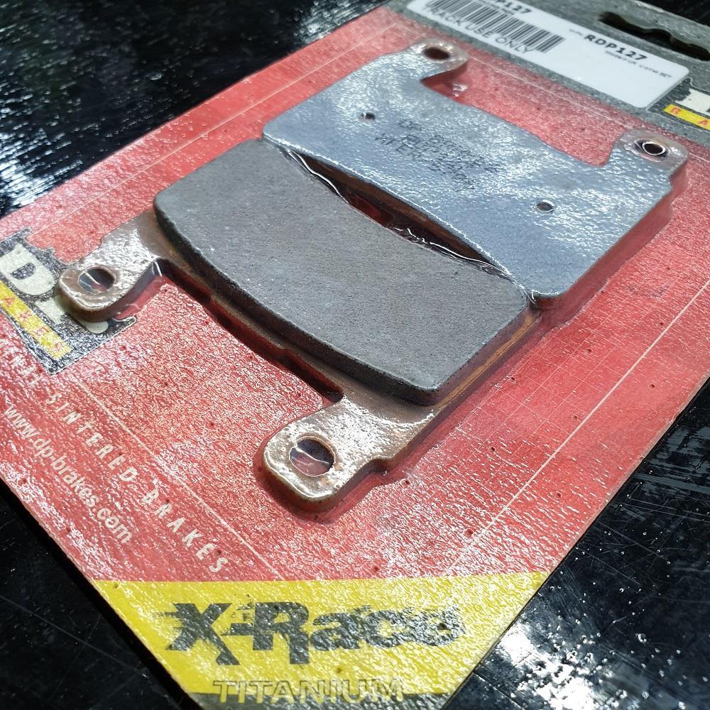 DP Brake Pads (Race) for Honda CB1100, VTR1000, Kawasaki ZX-6R, Harley Davidson XR1200, FLD1584 - Durian Bikers