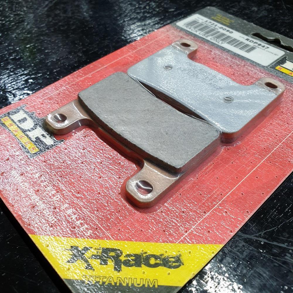 DP Brake Pads (Race) for Kawasaki Z900, H2, KLZ1000, Z1000, ZX-10R, Suzuki GSX-R600, GSX-R750, DL1000, GSX-R1000 - Durian Bikers