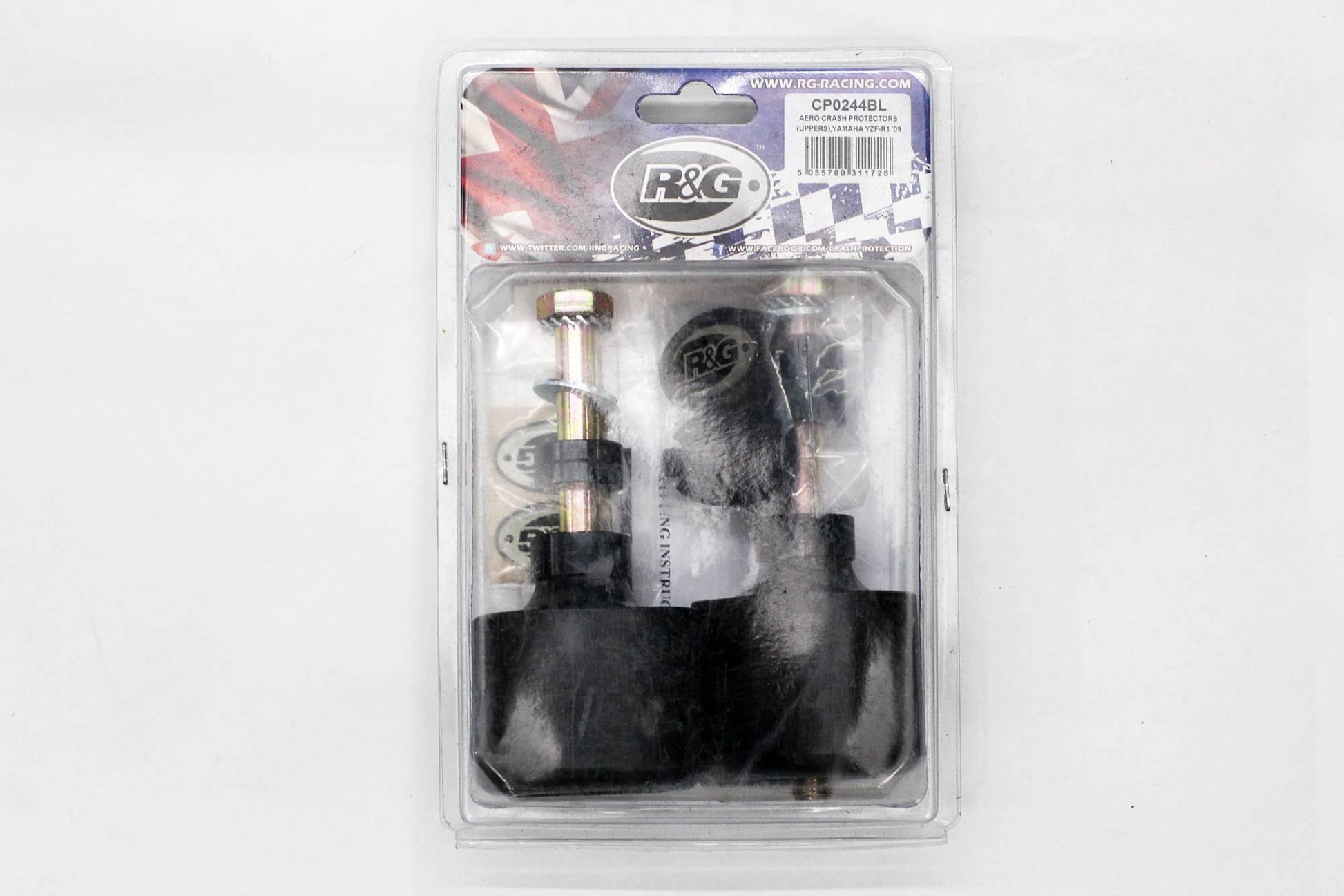 R&G Crash Protectors Aero Style fits for Yamaha YZF-R1 ('09-'12) - Durian Bikers