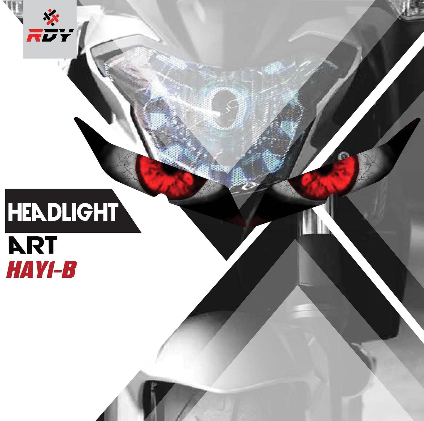 RDY Headlight Art fits for Yamaha R15 ('19) - Durian Bikers
