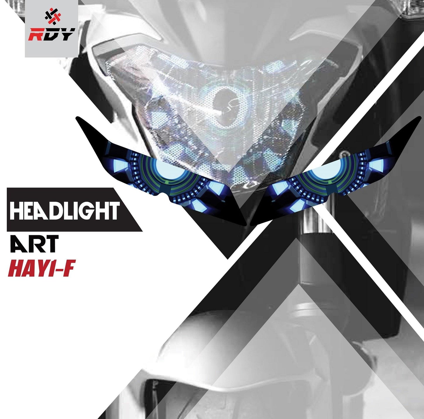 RDY Headlight Art fits for Yamaha R15 ('19) - Durian Bikers