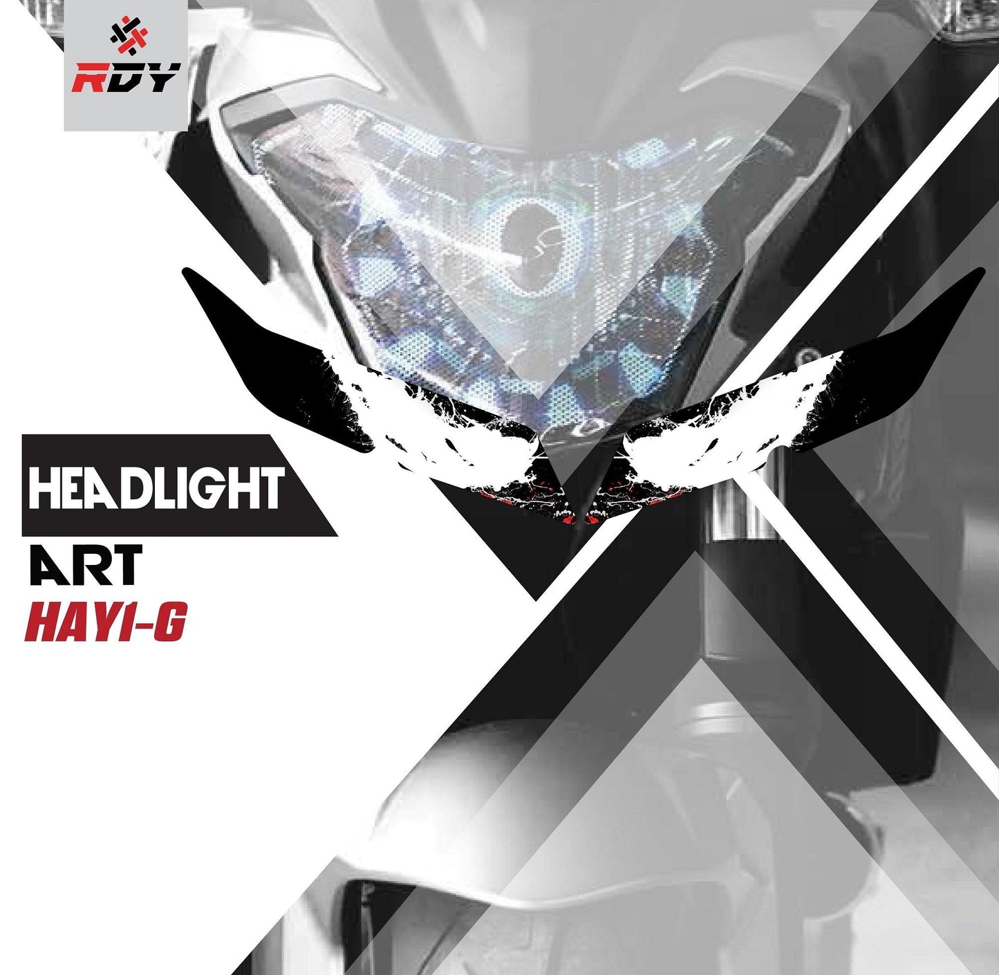 RDY Headlight Art fits for Yamaha R15 ('19) - Durian Bikers