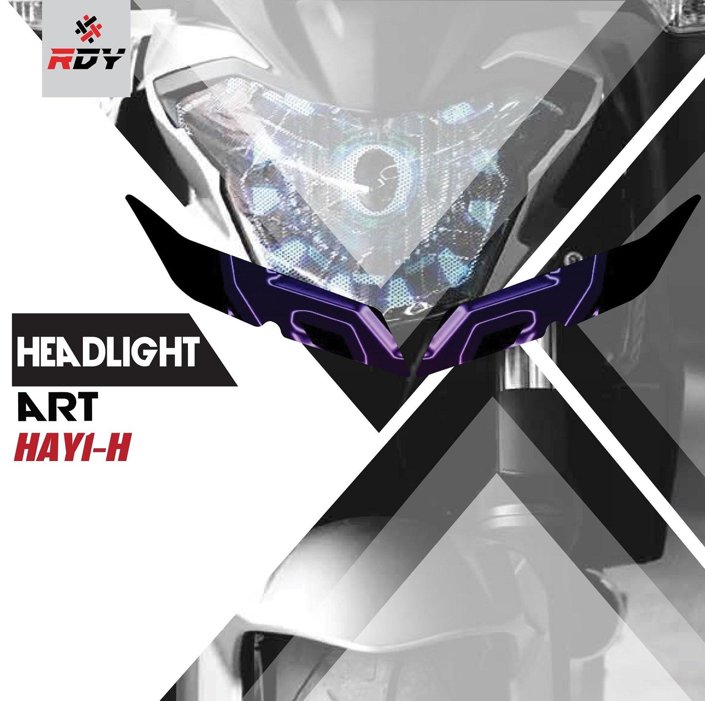 RDY Headlight Art fits for Yamaha R15 ('19) - Durian Bikers