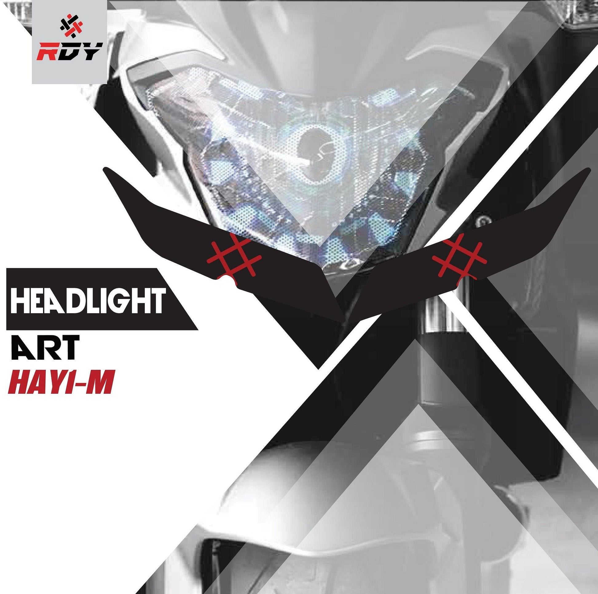 RDY Headlight Art fits for Yamaha R15 ('19) - Durian Bikers