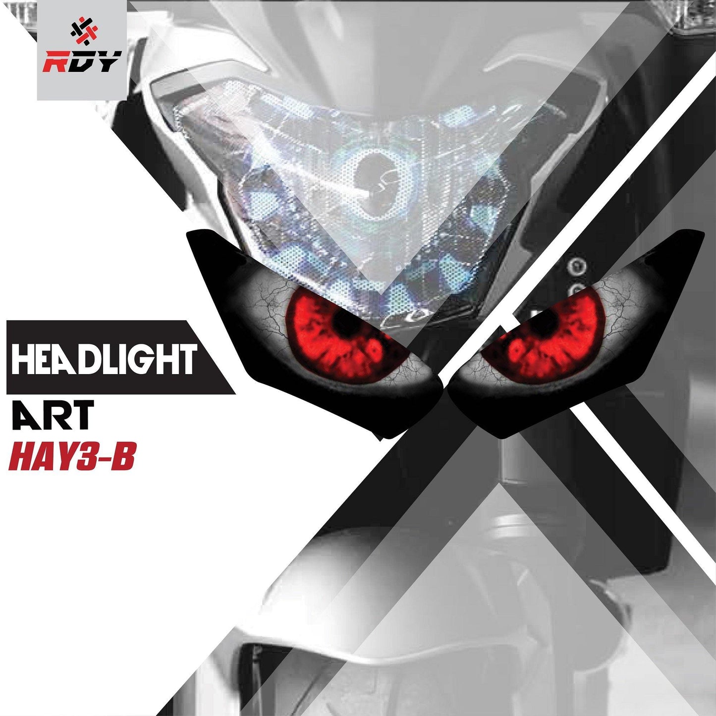 RDY Headlight Art fits for Yamaha XMAX - Durian Bikers