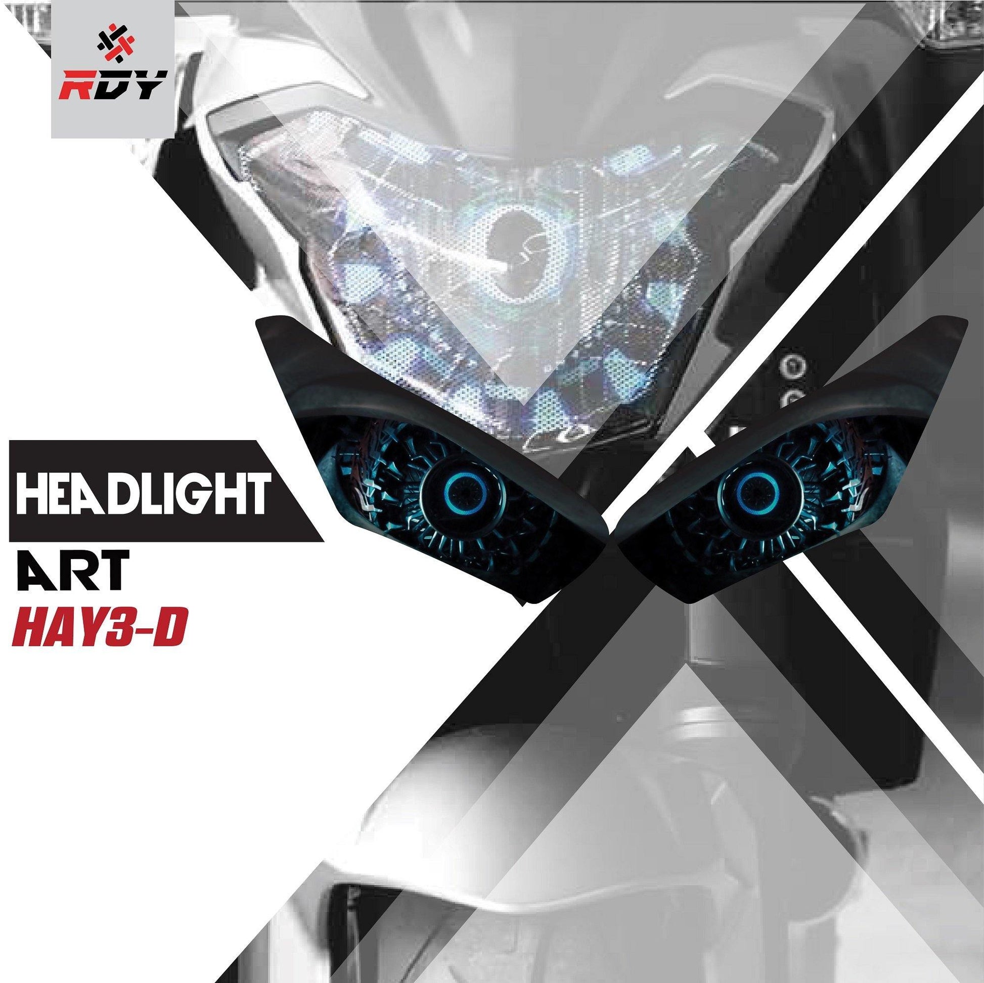 RDY Headlight Art fits for Yamaha XMAX - Durian Bikers