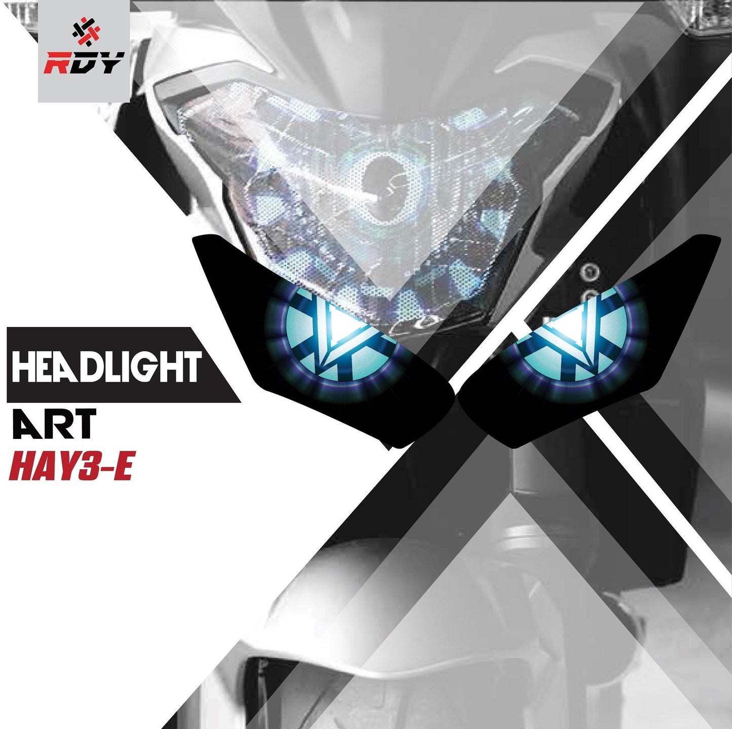 RDY Headlight Art fits for Yamaha XMAX - Durian Bikers