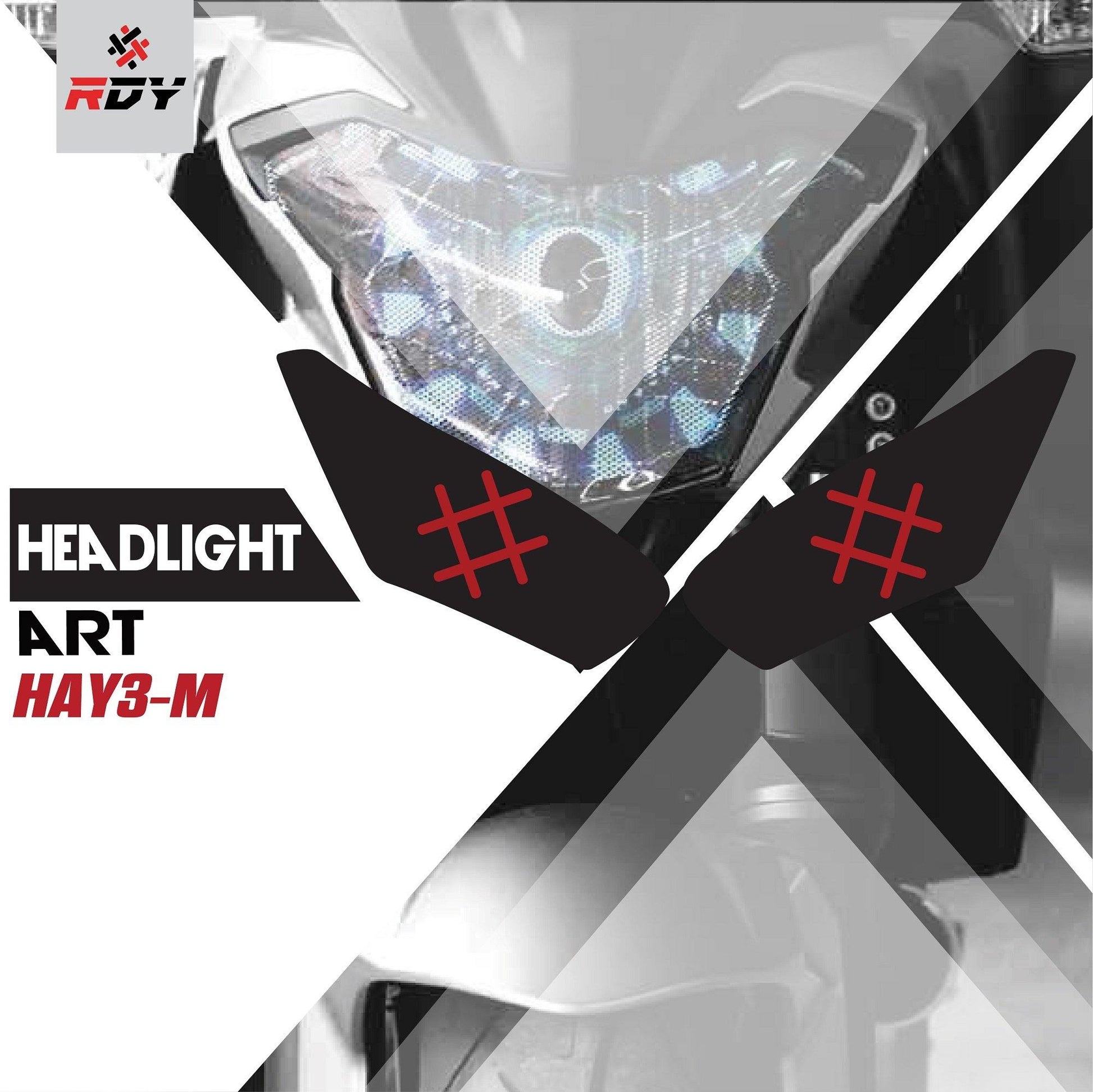 RDY Headlight Art fits for Yamaha XMAX - Durian Bikers