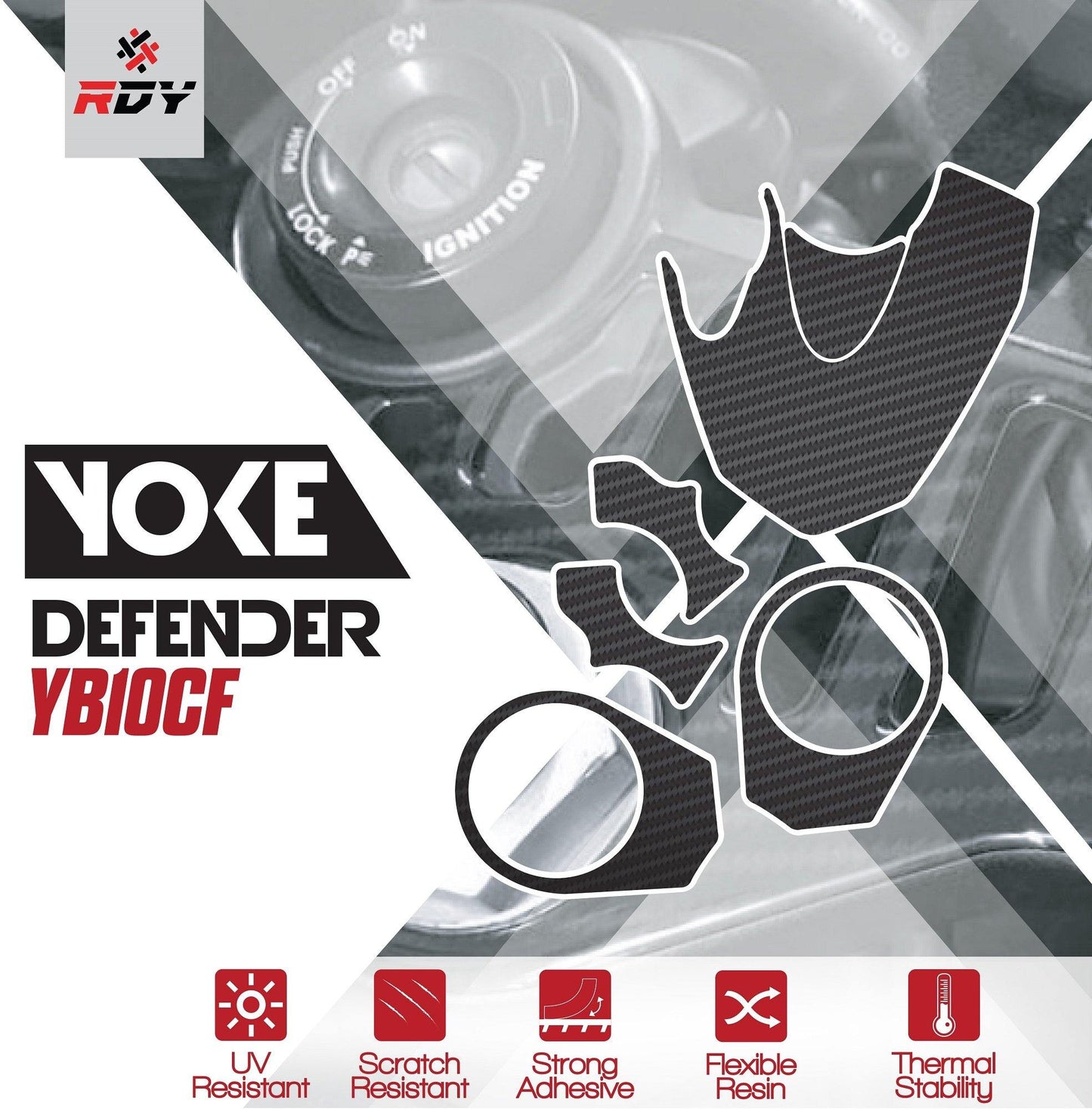RDY Yoke Defender fits for BMW F800GS ('08-'18) - Durian Bikers